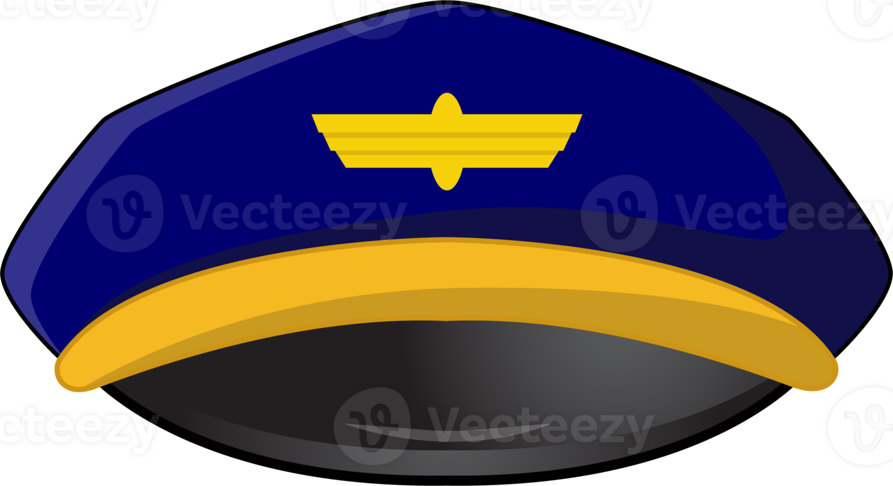 pilot hat cartoon png