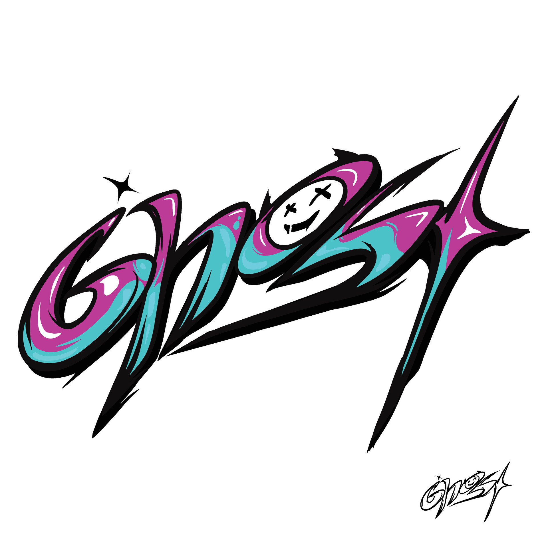 Graffiti Tags Marker Font, Vectors