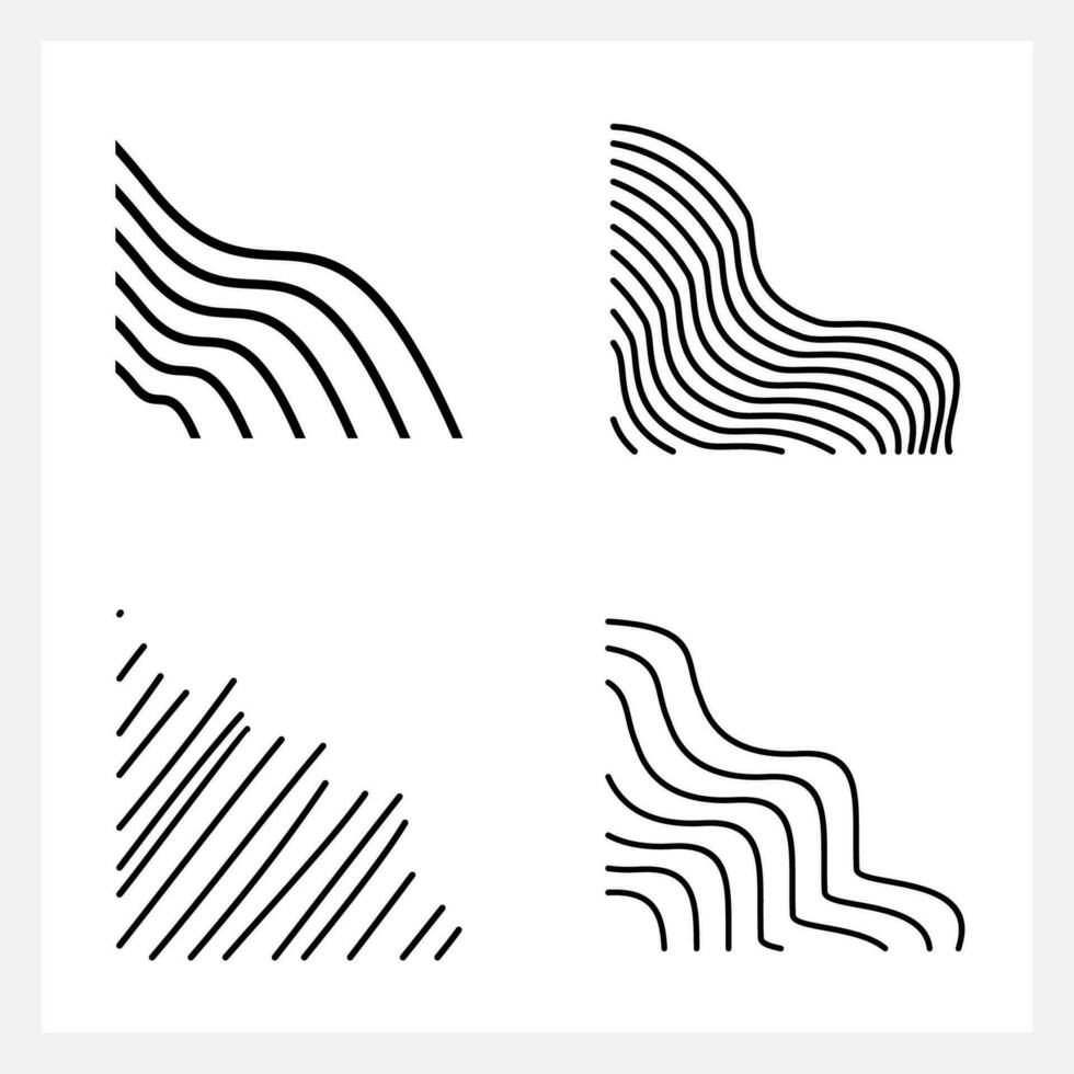abstract line element vector