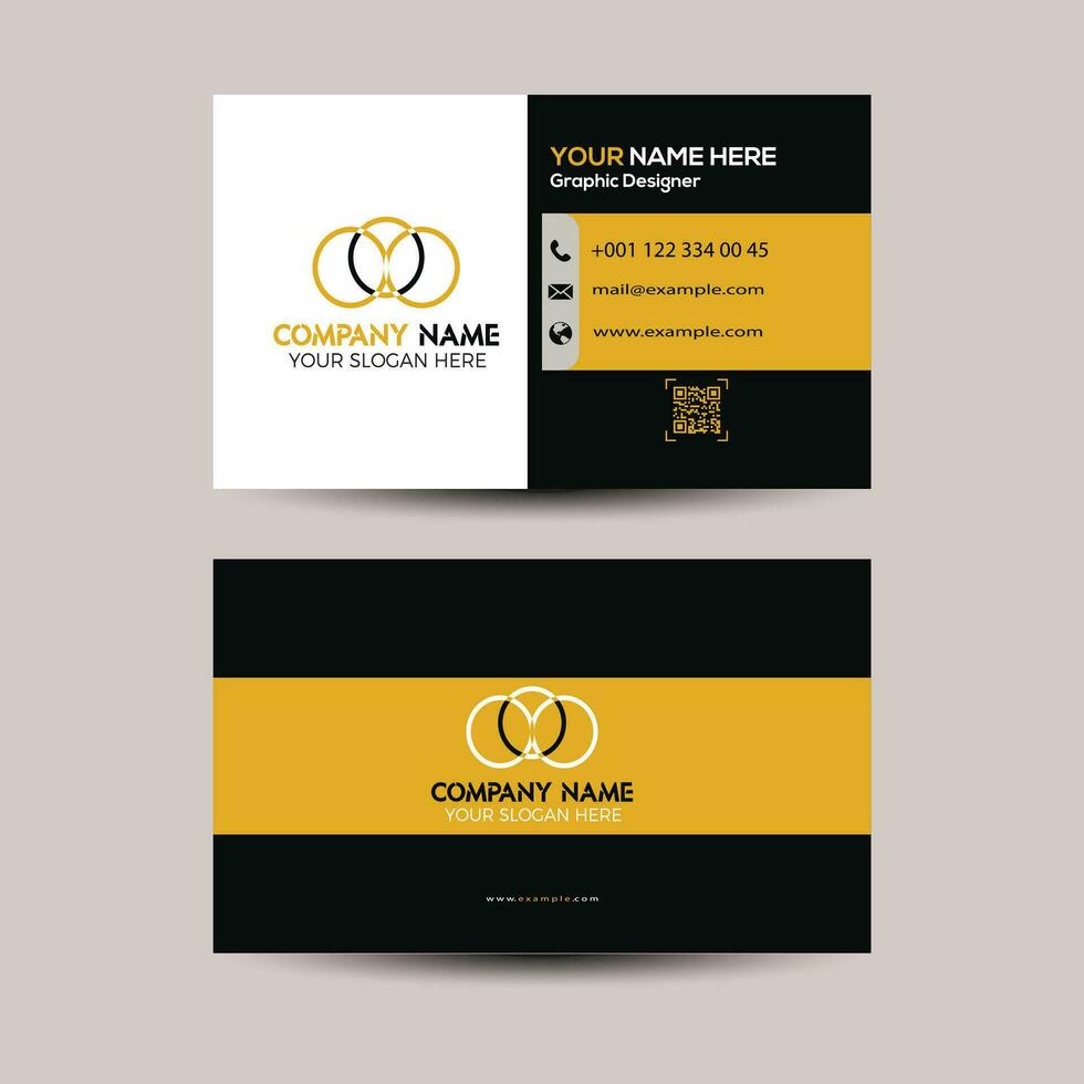 Creative business card template vector