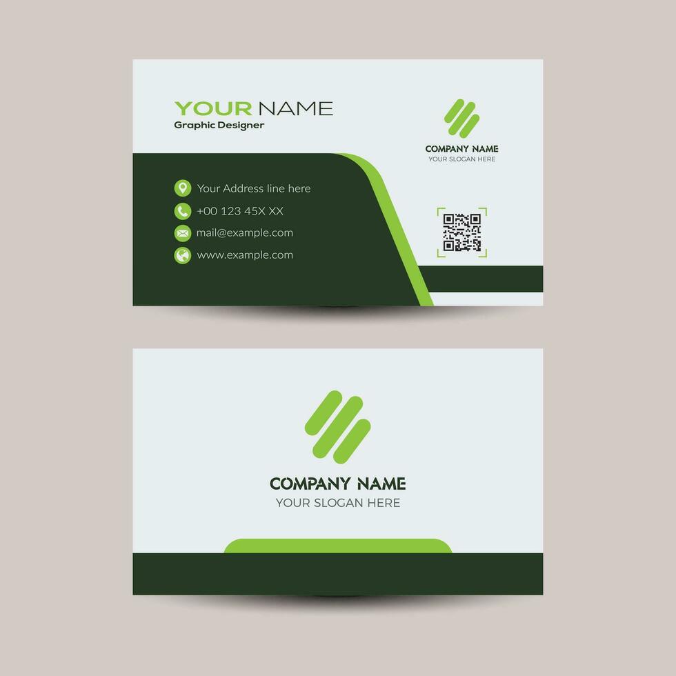Creative business card template vector