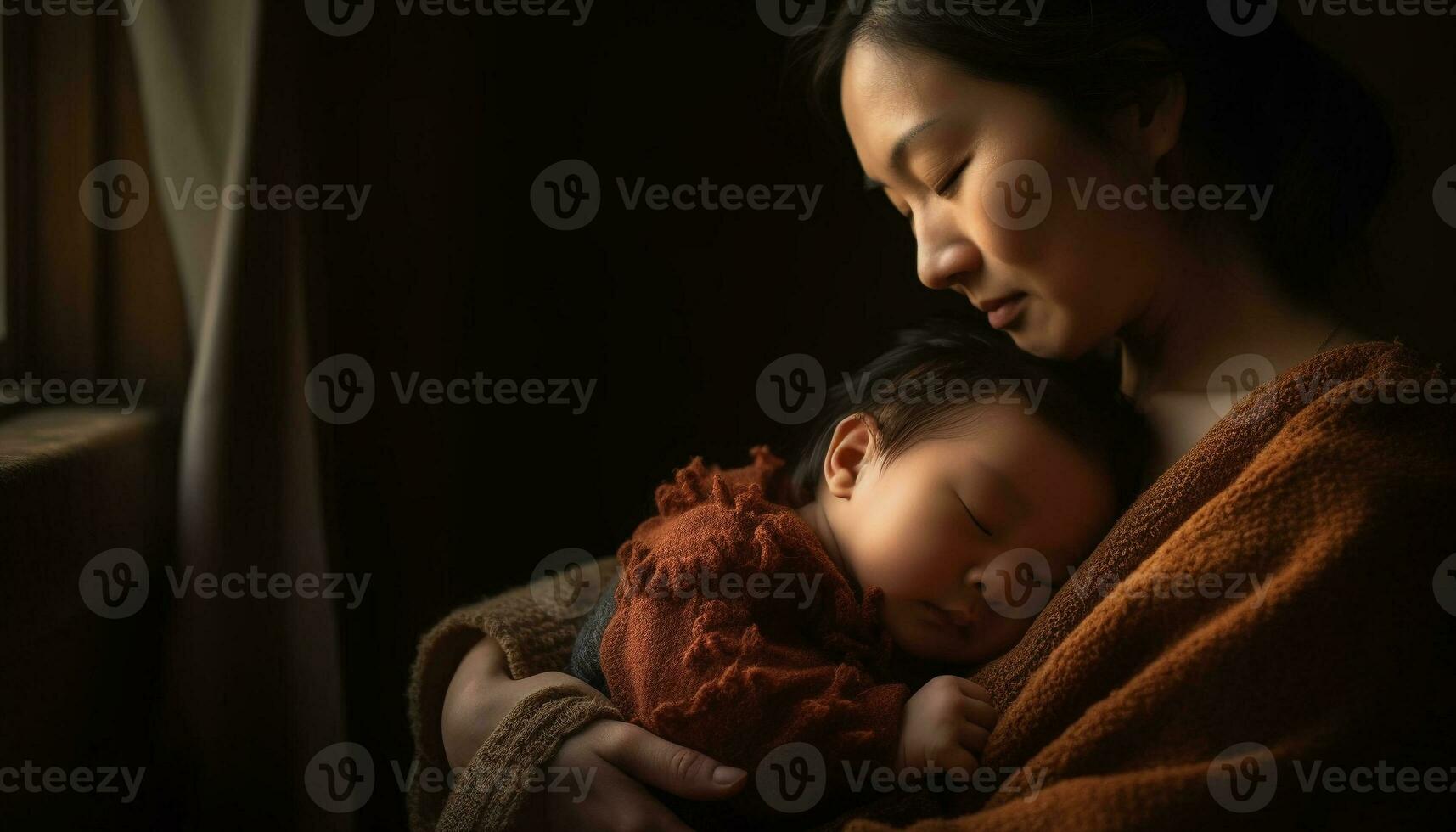 nuevo vida trae amor y felicidad a esta cariñoso familia generado por ai foto