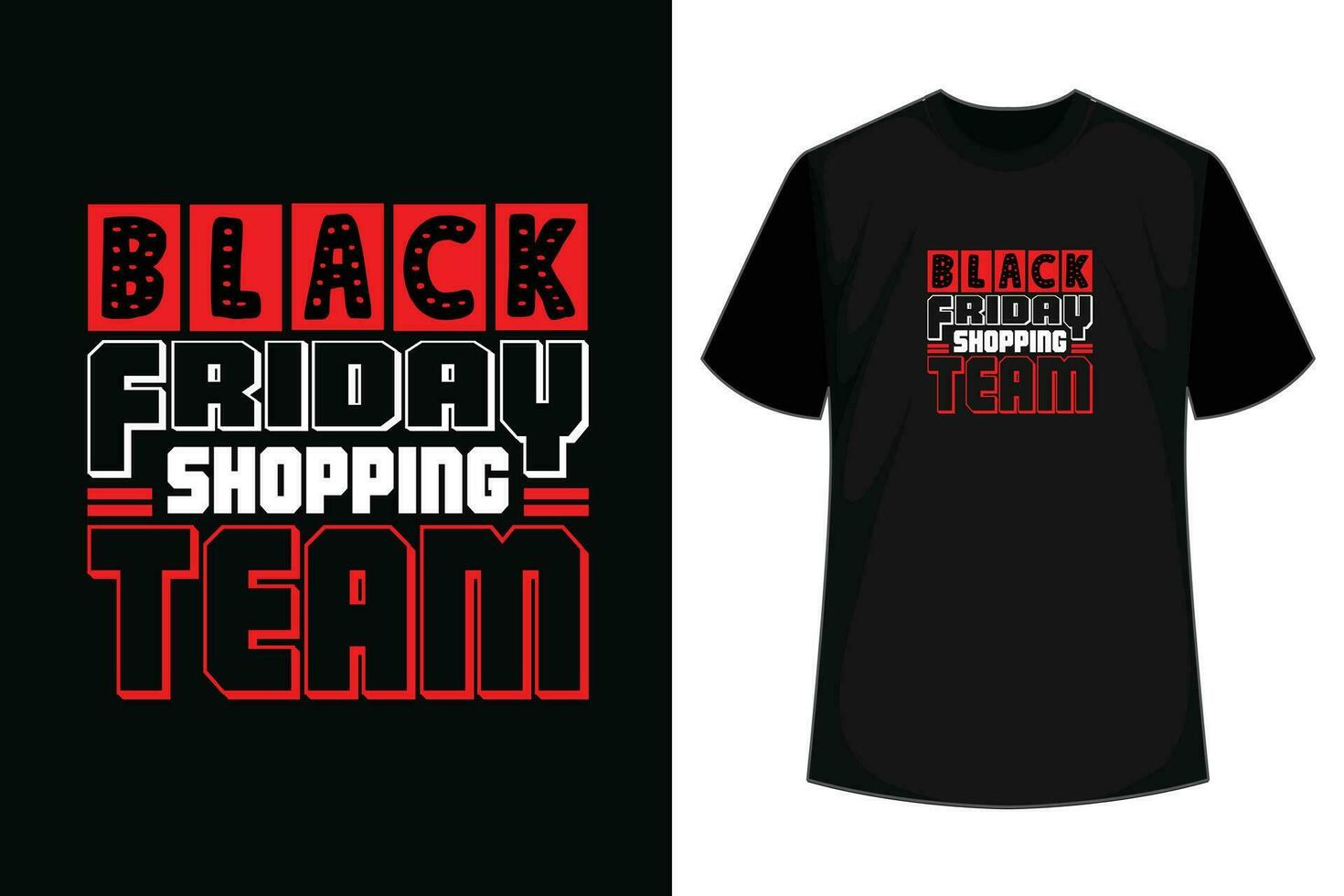 negro viernes compras equipo camisa - el pequeño uno camiseta vector