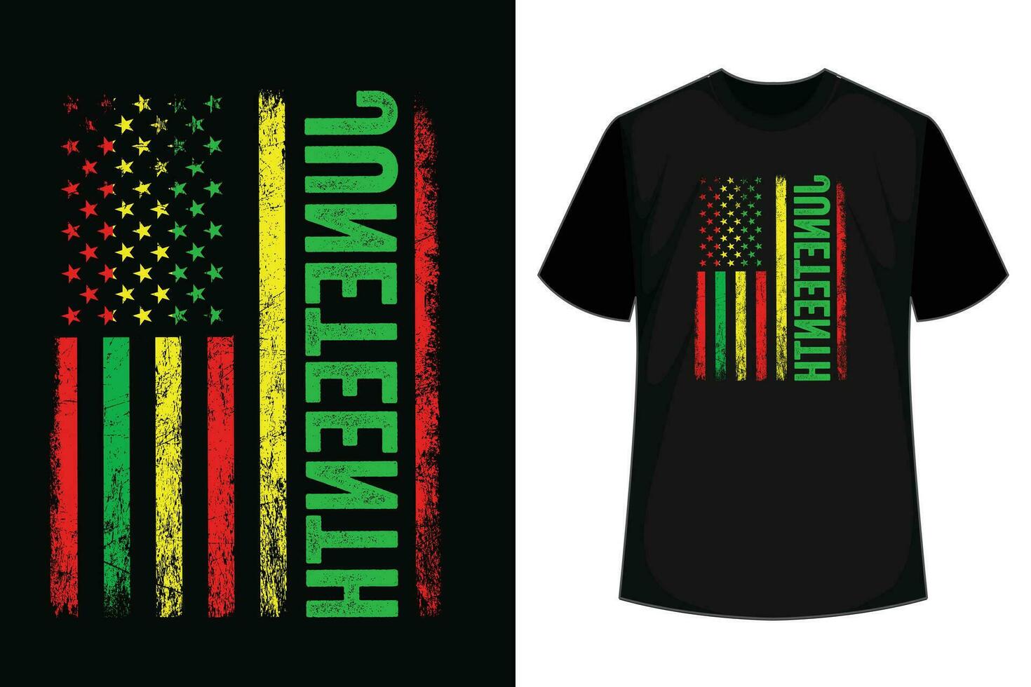 Juneteenth t Shirt design vector
