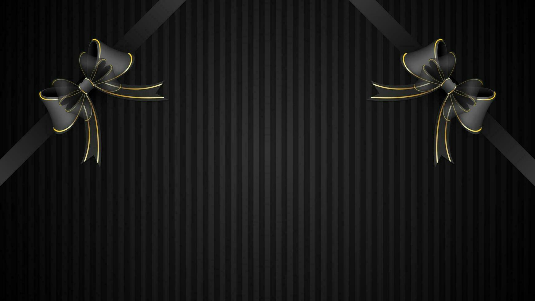 Abstract Background With Black Bow 2 vector