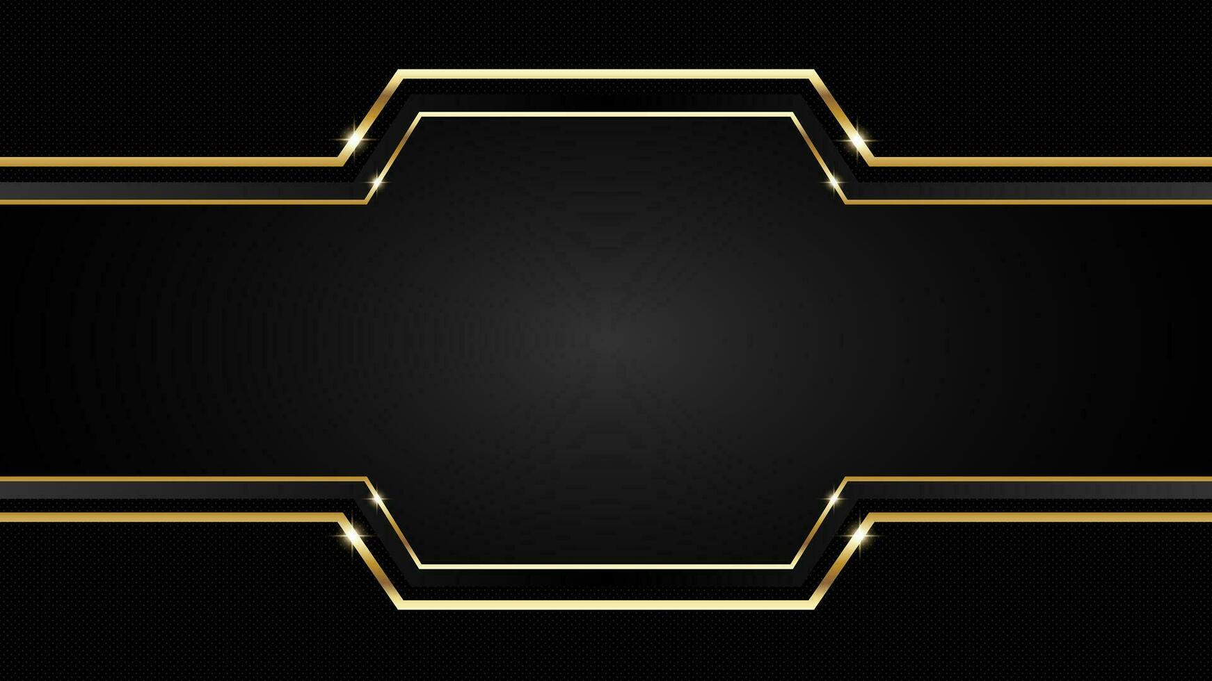 Luxury Abstract Background with golden element vector