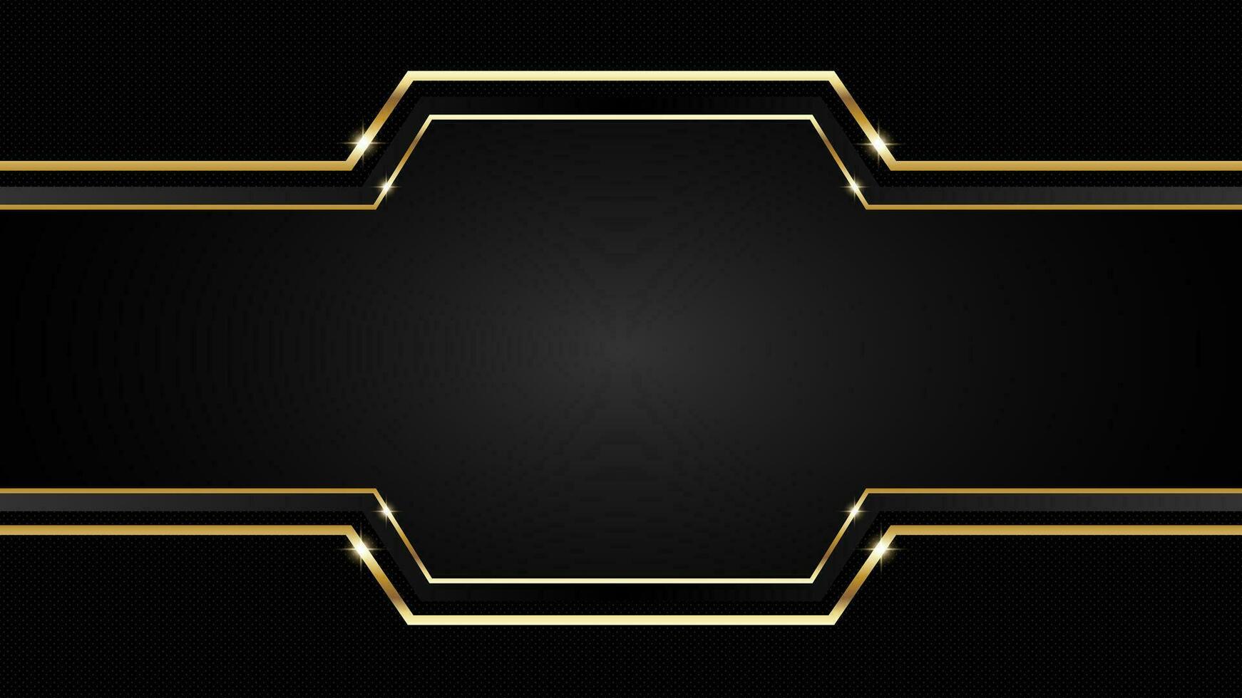 Luxury Abstract Background with golden element vector