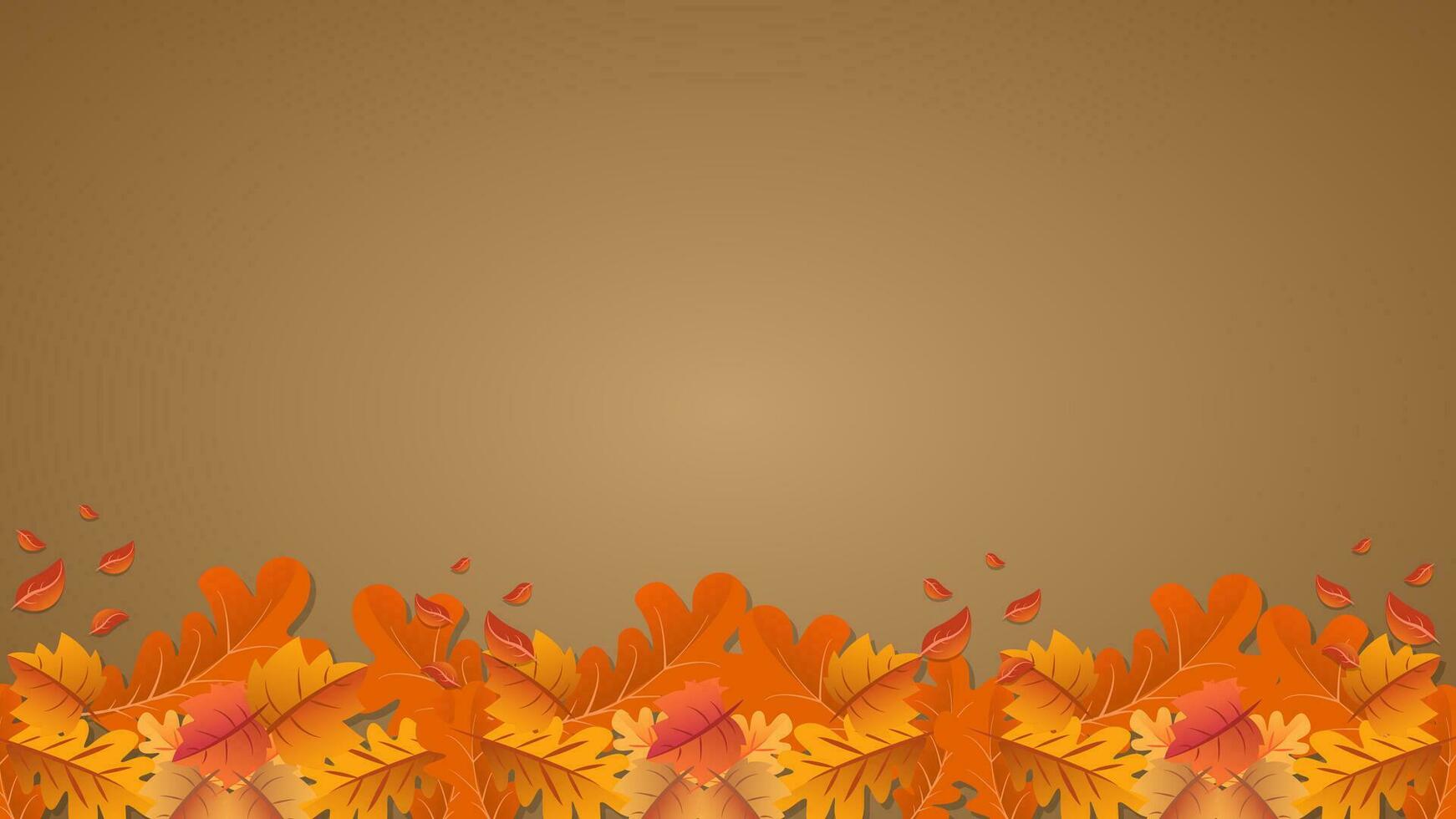 otoño otoño hojas antecedentes con Copiar espacio vector