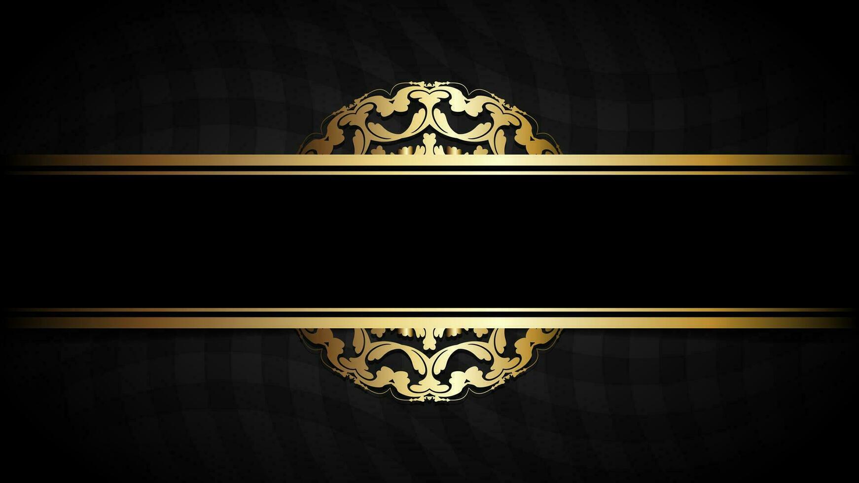 Premium card with gold elements vector