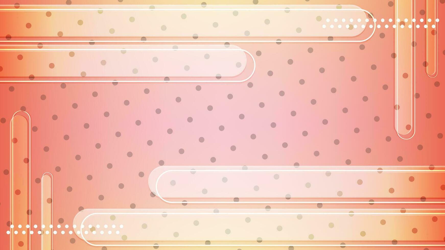 Abstract Liquid with peach color background vector