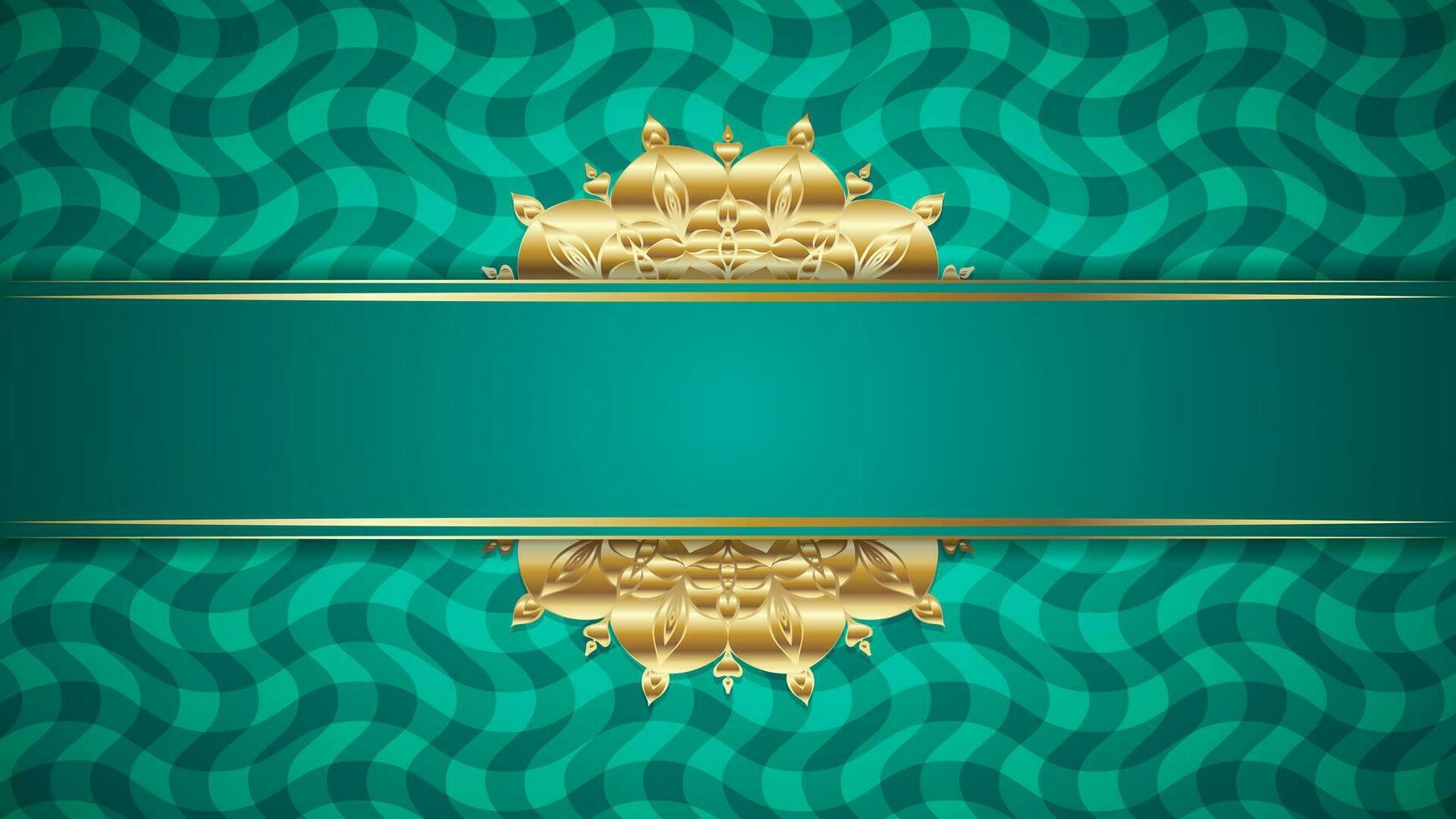 Premium card with gold elements vector