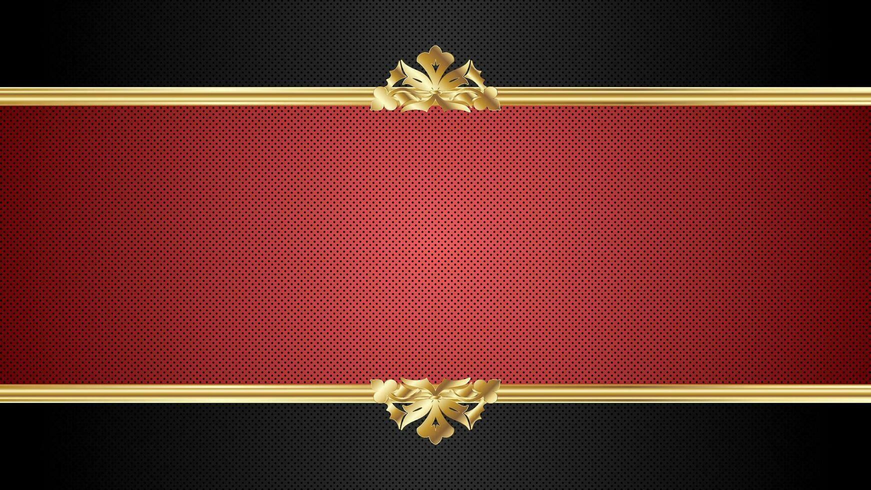Premium card with gold elements vector