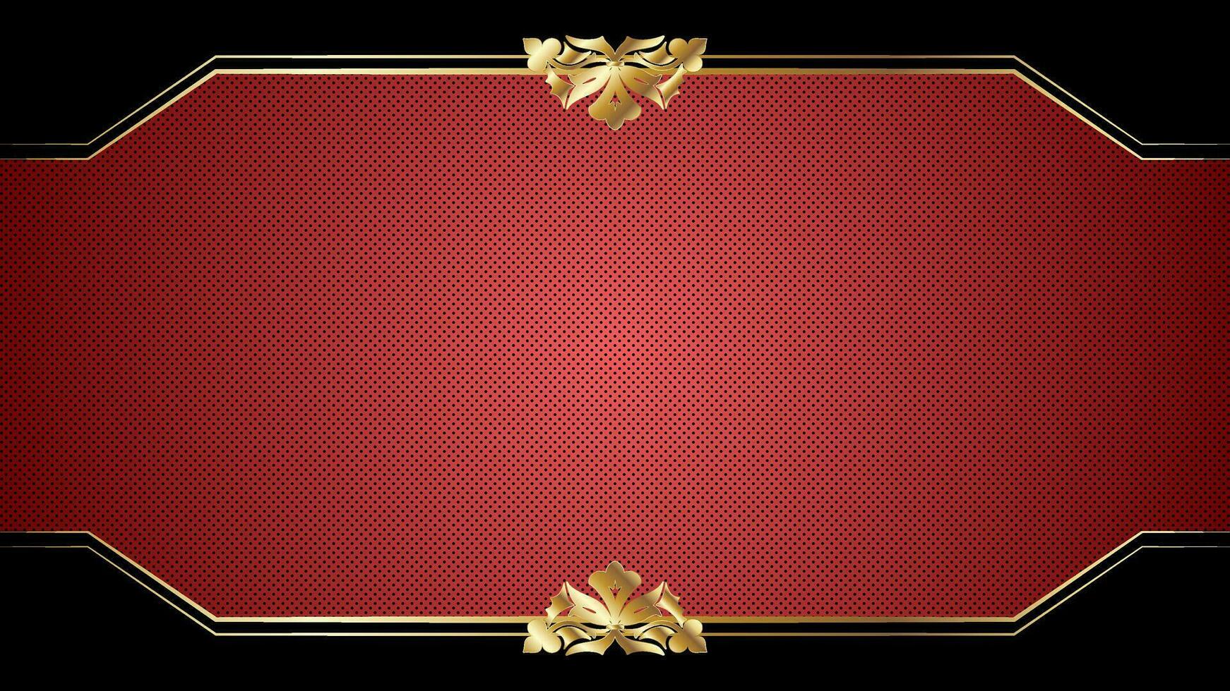 Premium card with gold elements vector