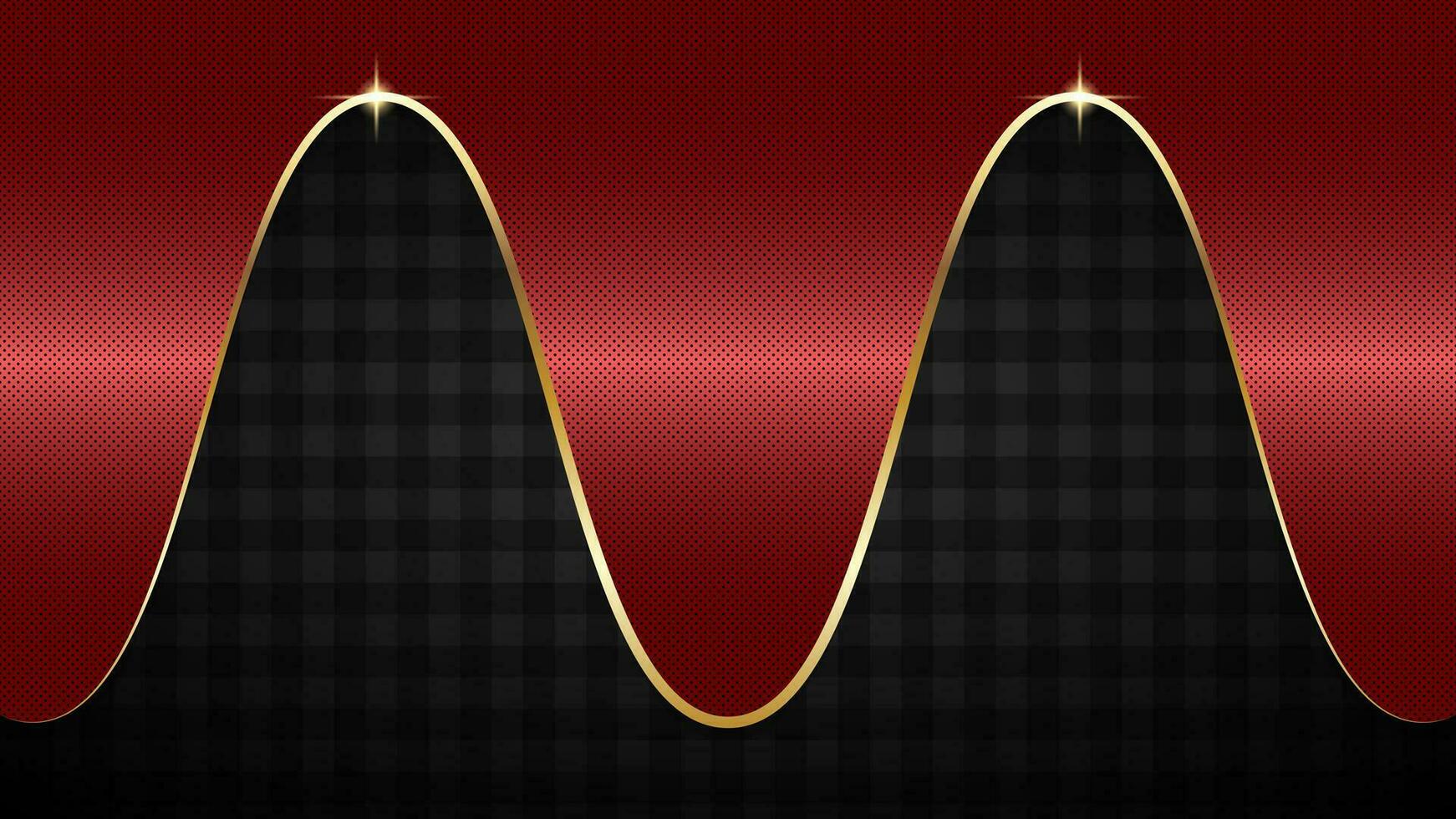 lujo rojo dorado resumen antecedentes con dorado elemento vector