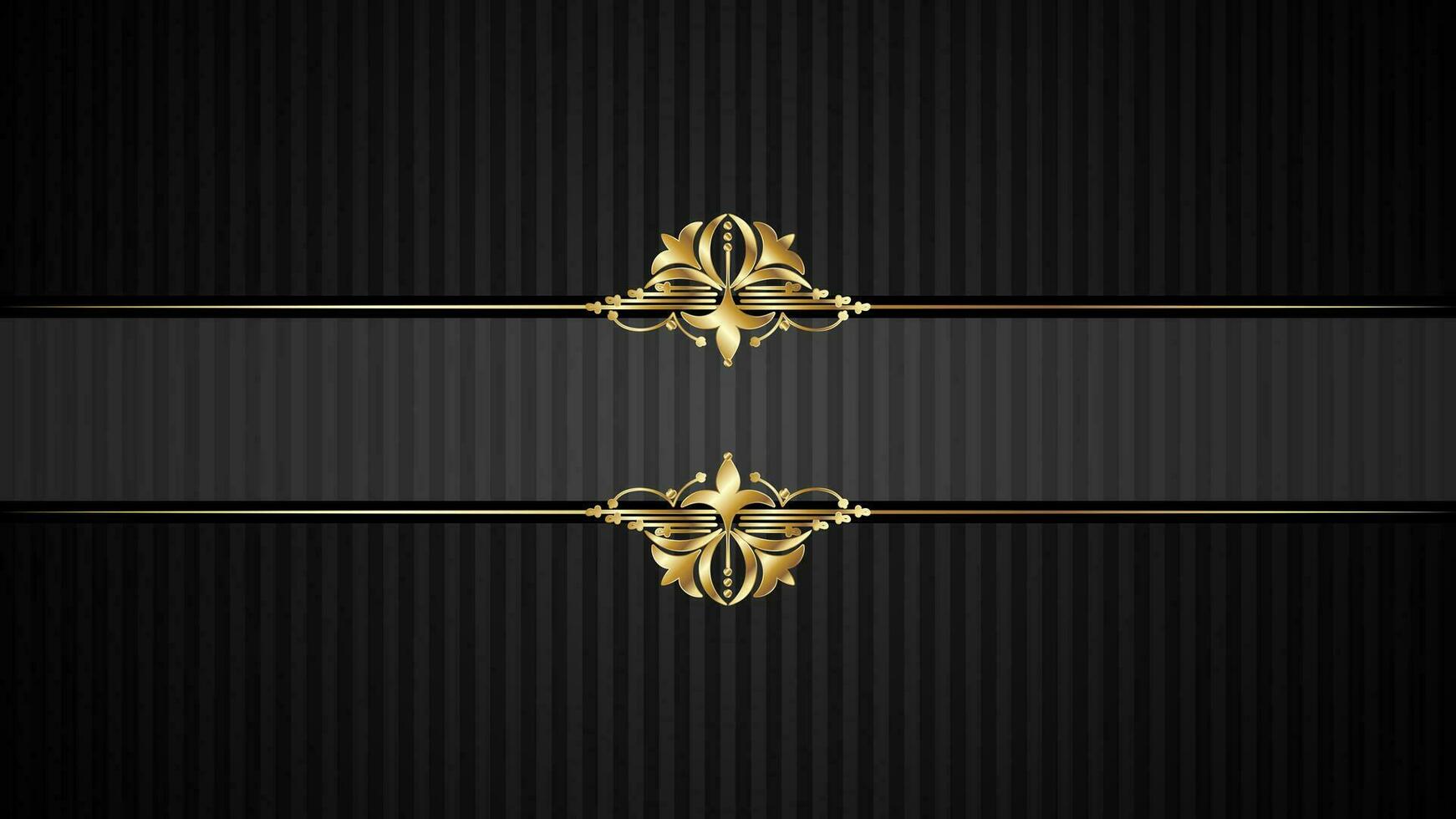 Premium card with gold elements vector