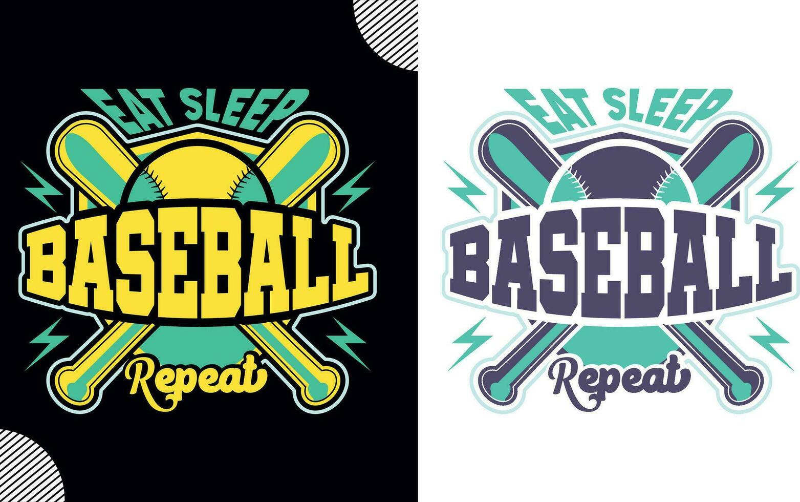 Eat sleep baseball repeat, t shirt design 25260278 Vector Art at Vecteezy