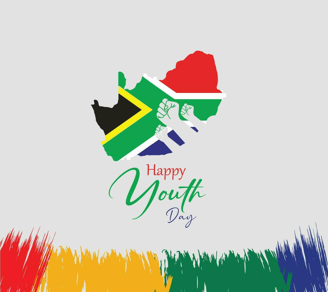 Youth Day South Africa. June 16. South Africa national celebration. Template for background, banner, card, poster. vector illustration.