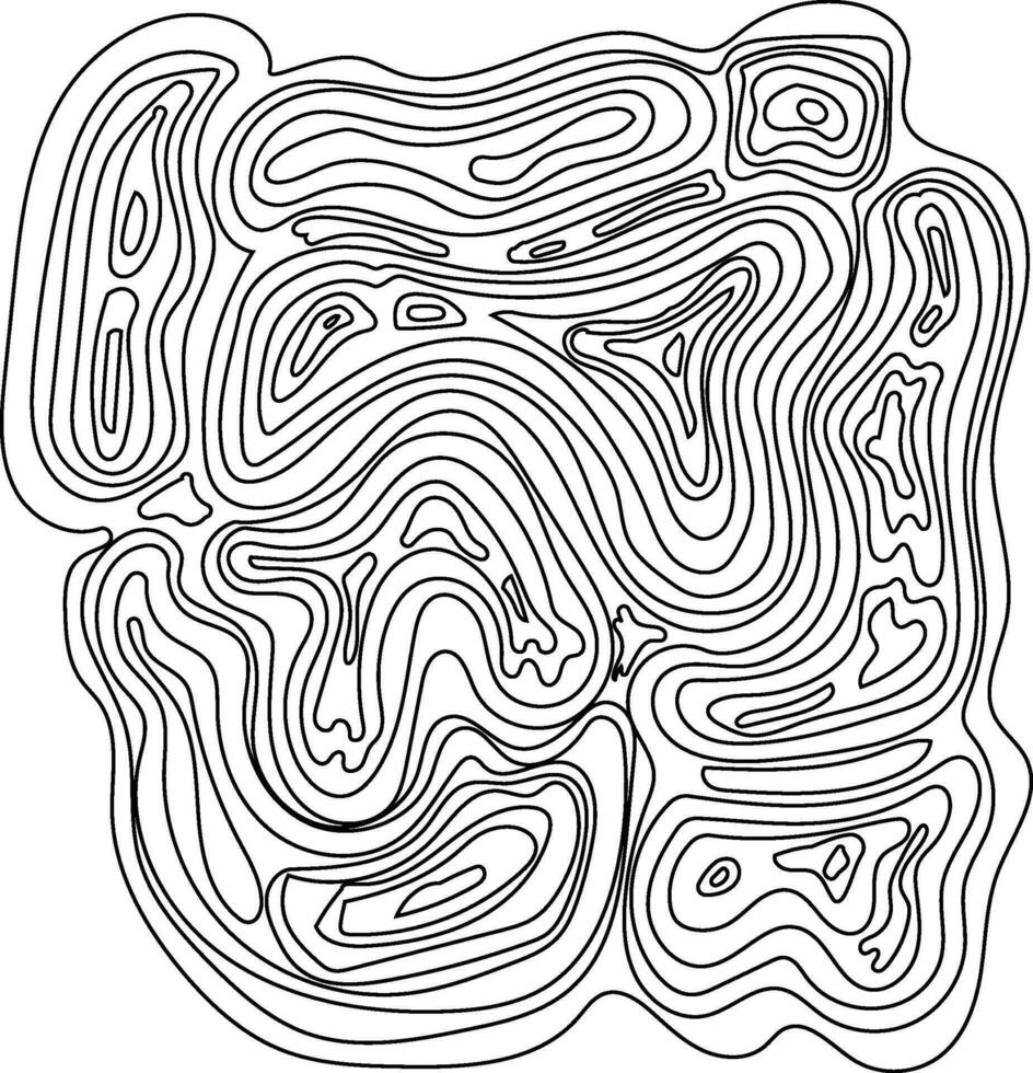 Line Topography Element vector