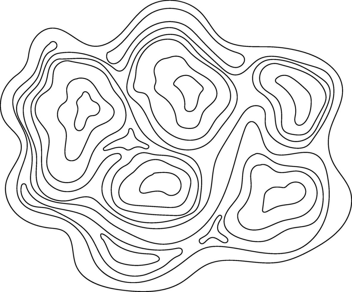 Line Topography Element vector