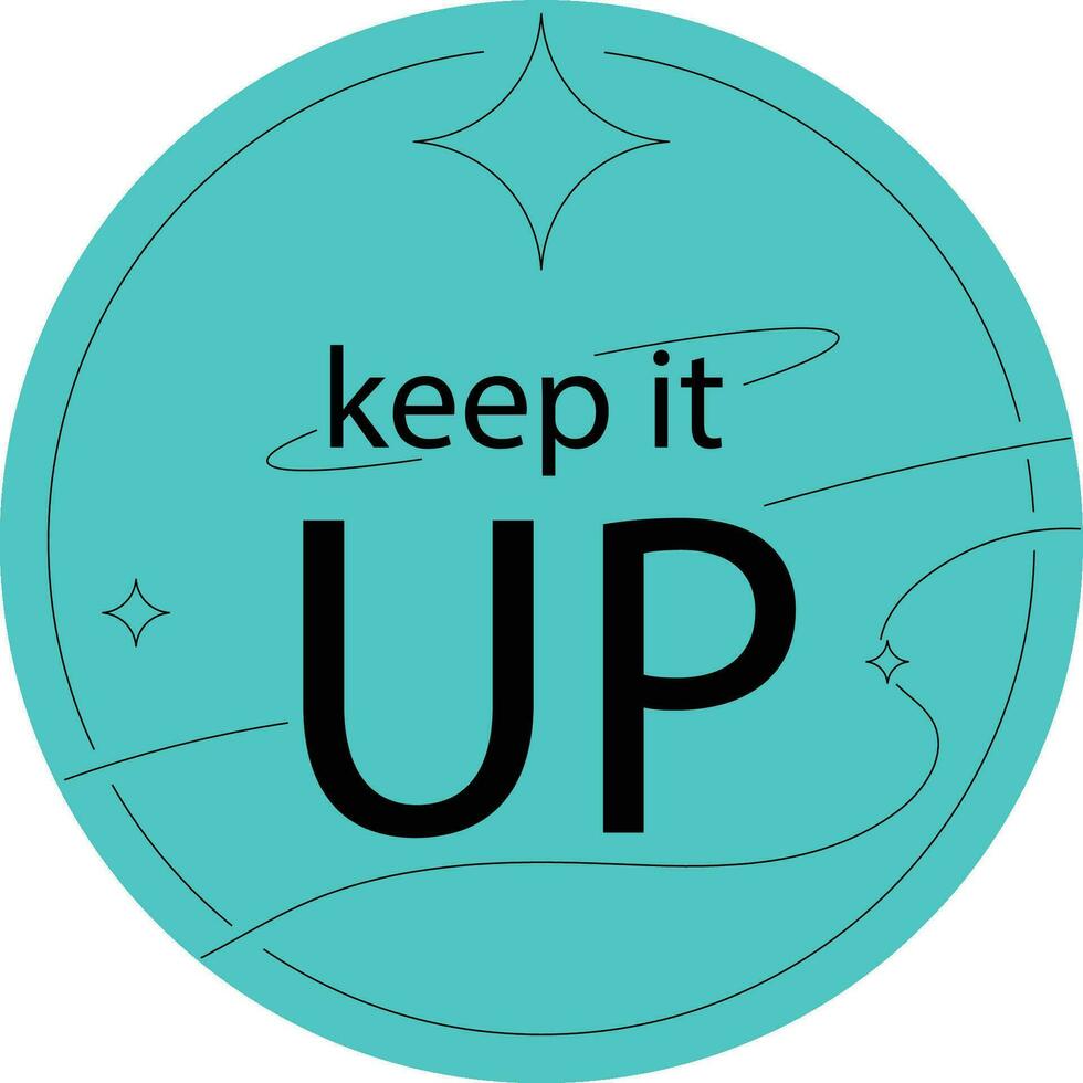 Minimalist Reward Sticker Element vector