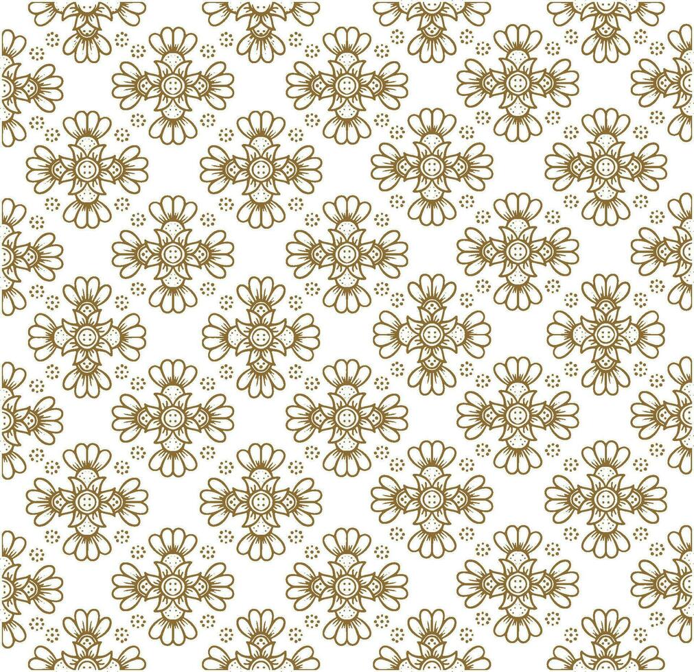 Indonesian Batik Pattern vector