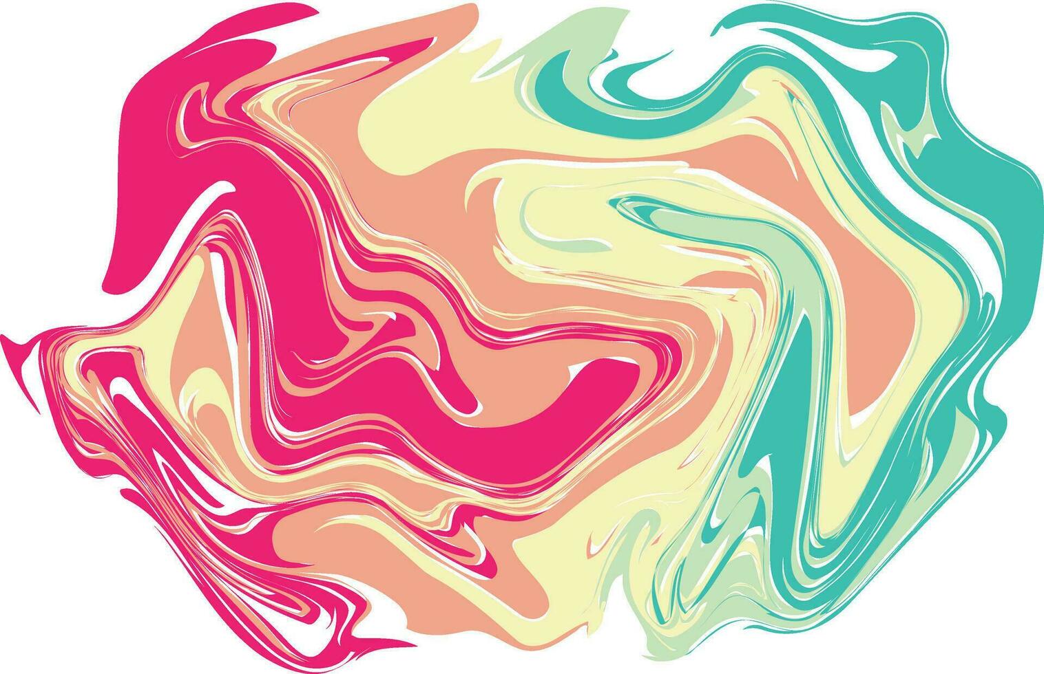 Rainbow Abstract Liquify Element vector