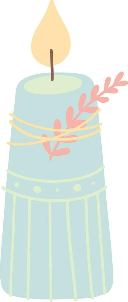 Aromatherapy Candle Illustration vector