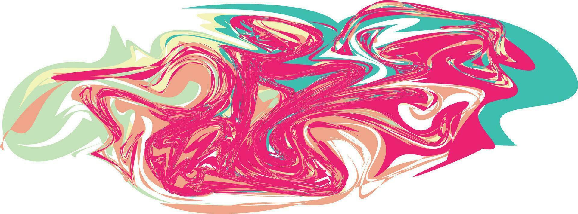 Rainbow Abstract Liquify Element vector