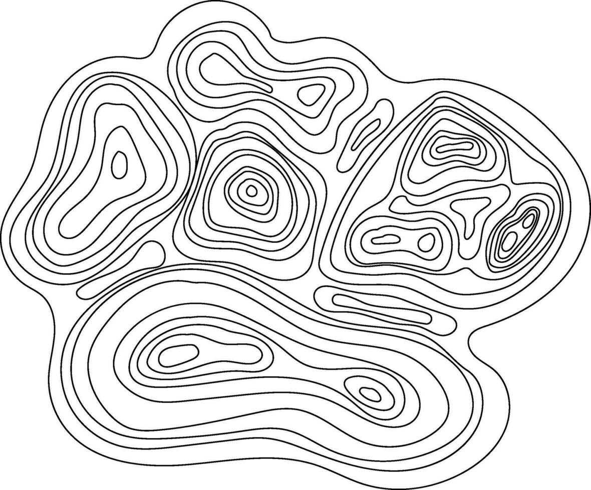 Line Topography Element vector