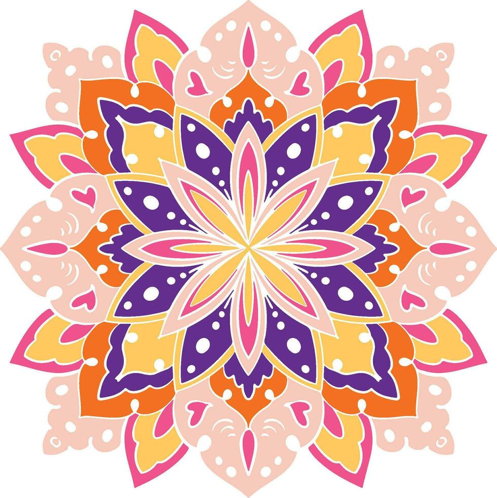 Mandala Lotus Flower vector