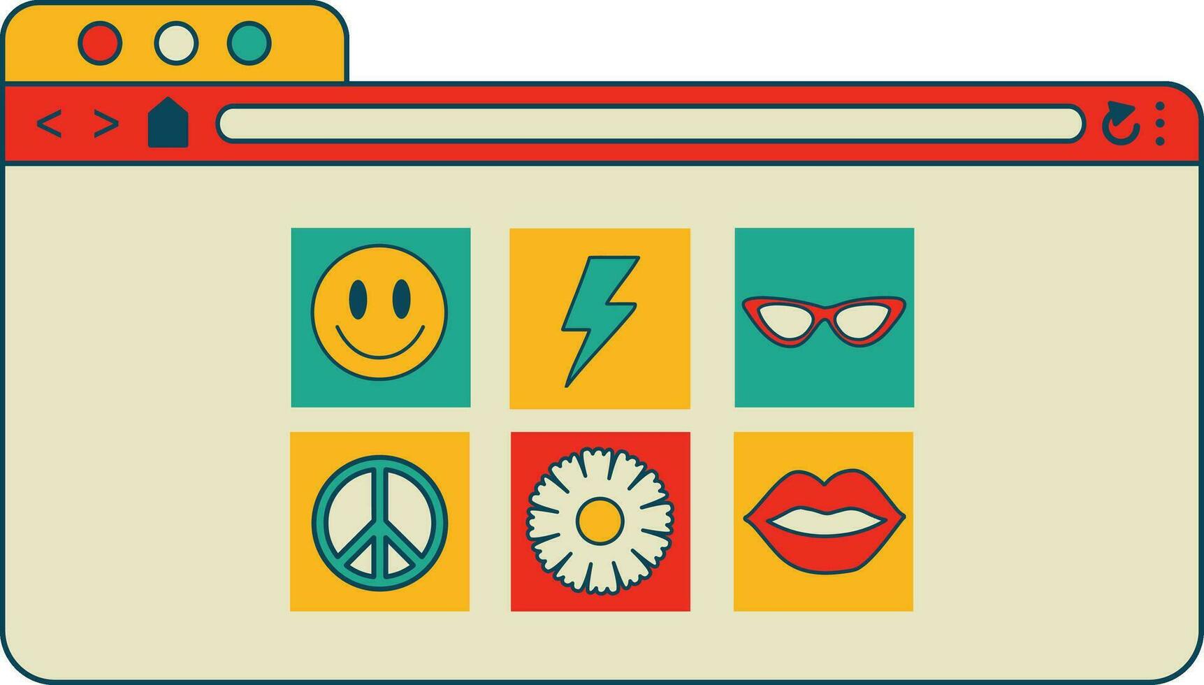 Browser Window Illustration vector