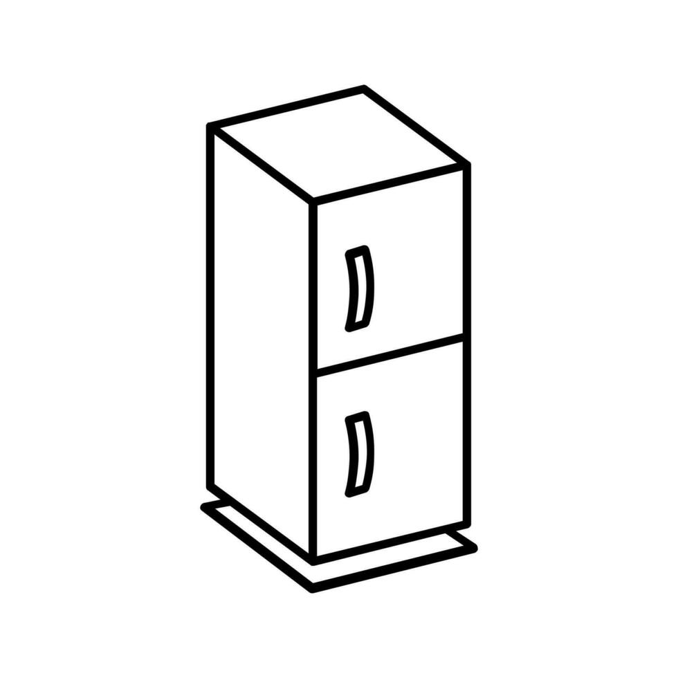 FRIDGE Editable and Resizable Vector Icon