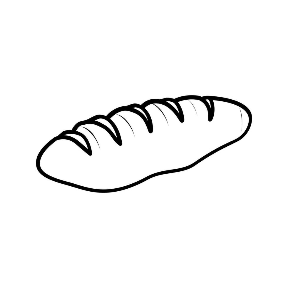 BAGUETTE Editable and Resizeable Vector Icon