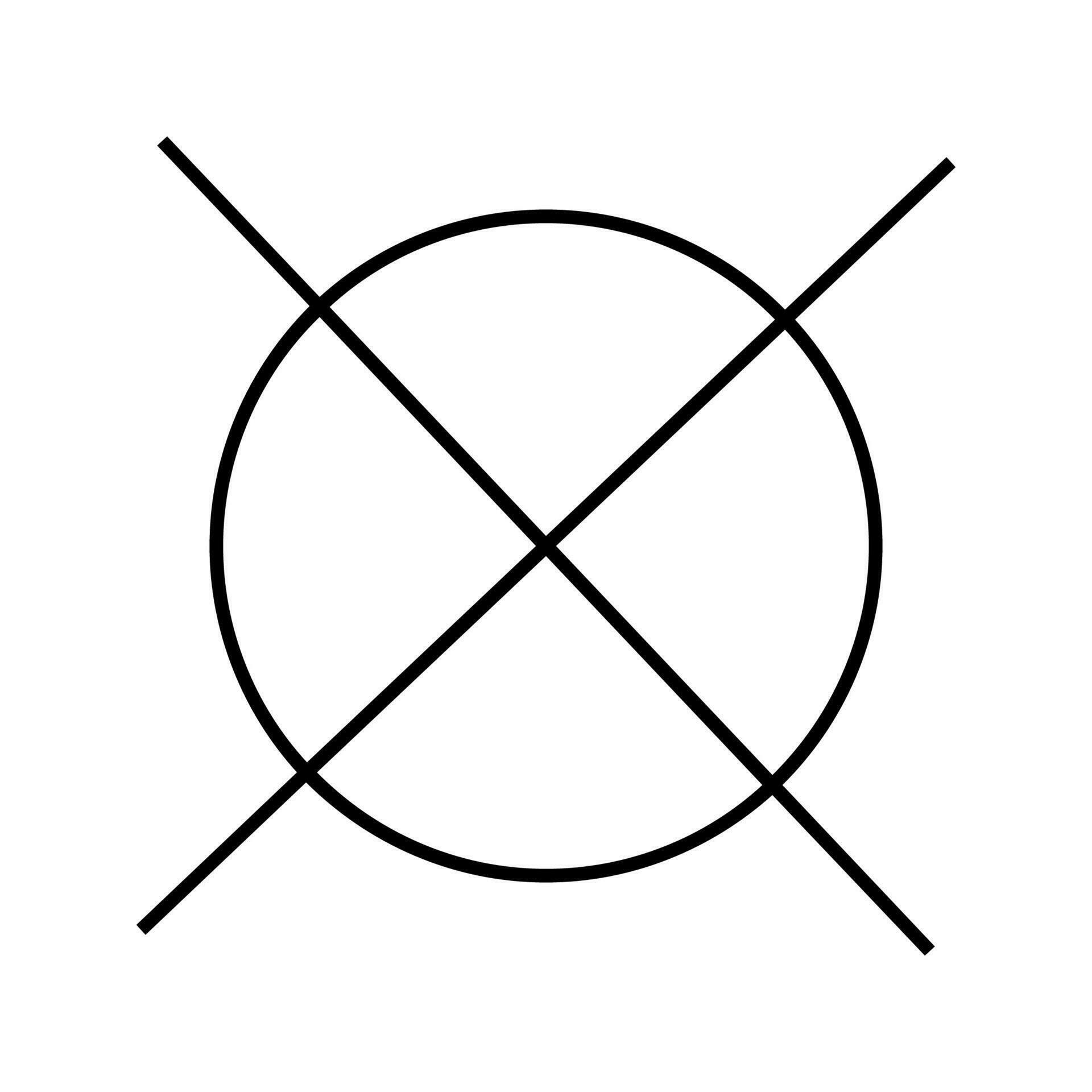 DO NOT DRY CLEAN Editable and Resizeable Vector Icon 25262154 Vector