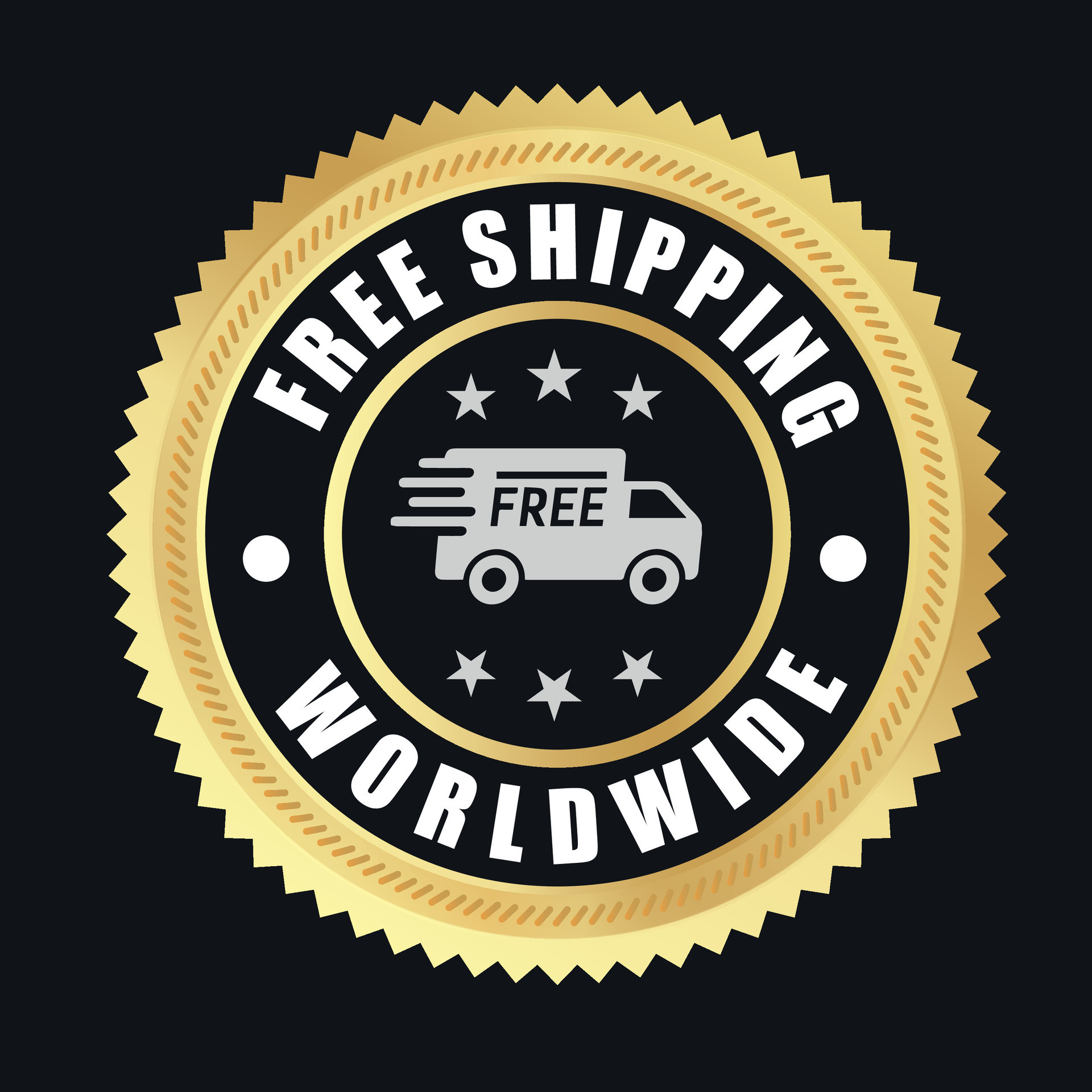 Free Shipping Worldwide Logo Free Shipping Vector Logo And Trust Badge Free Shipping Worldwide Logo Free Shipping Vector Logo And Trust Badge