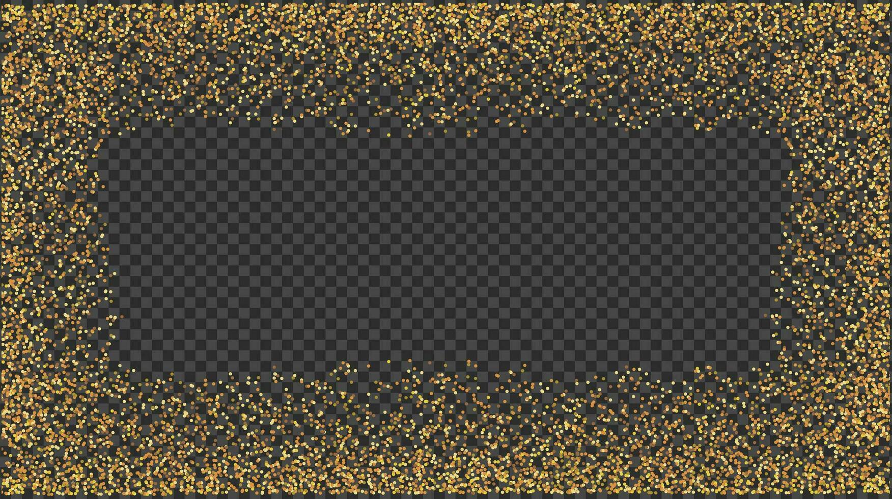 Yellow Sparkle Glamour frame Background vector