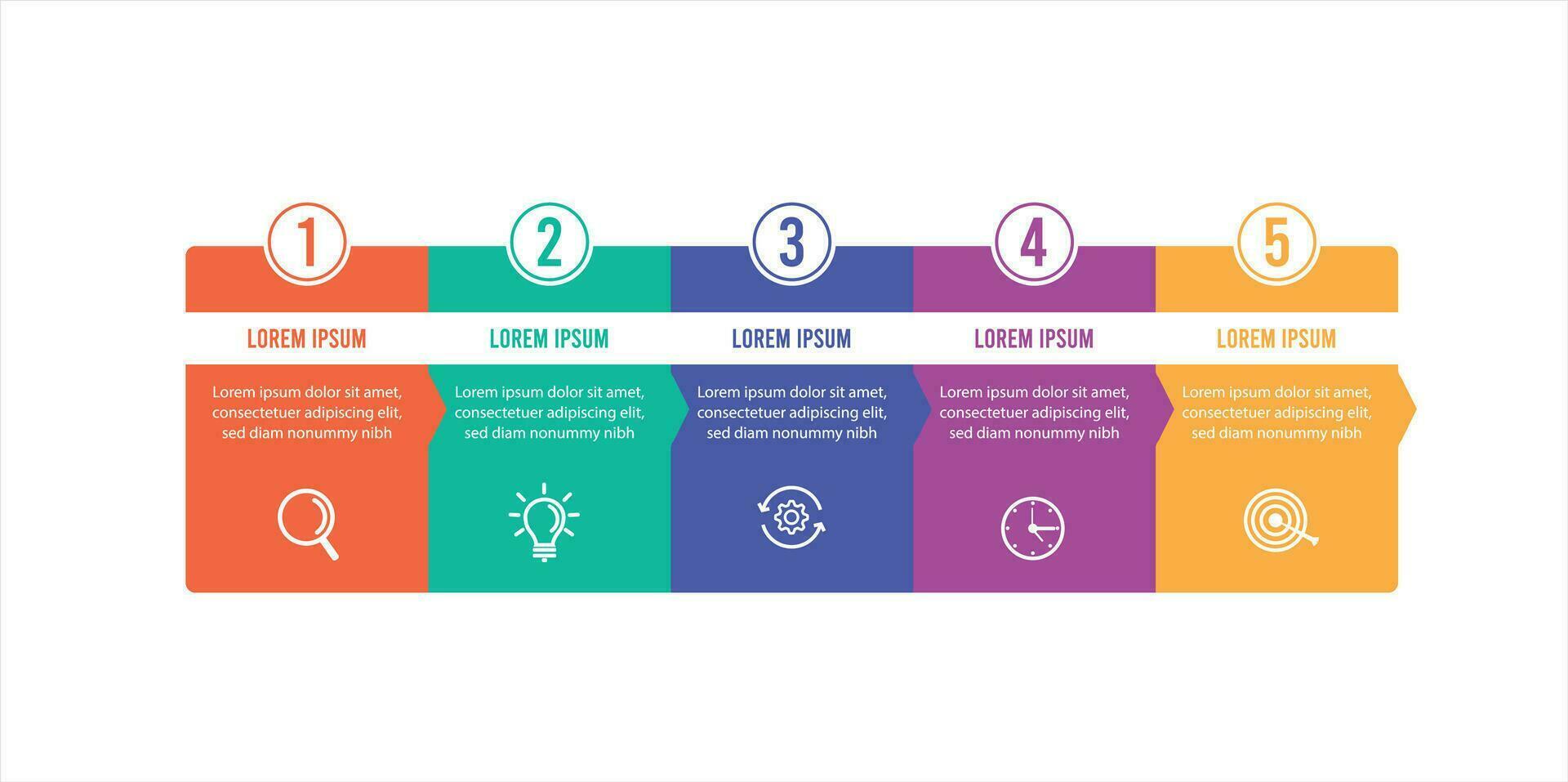 Vector infographic template, vector professional steps infographic. Business Process template