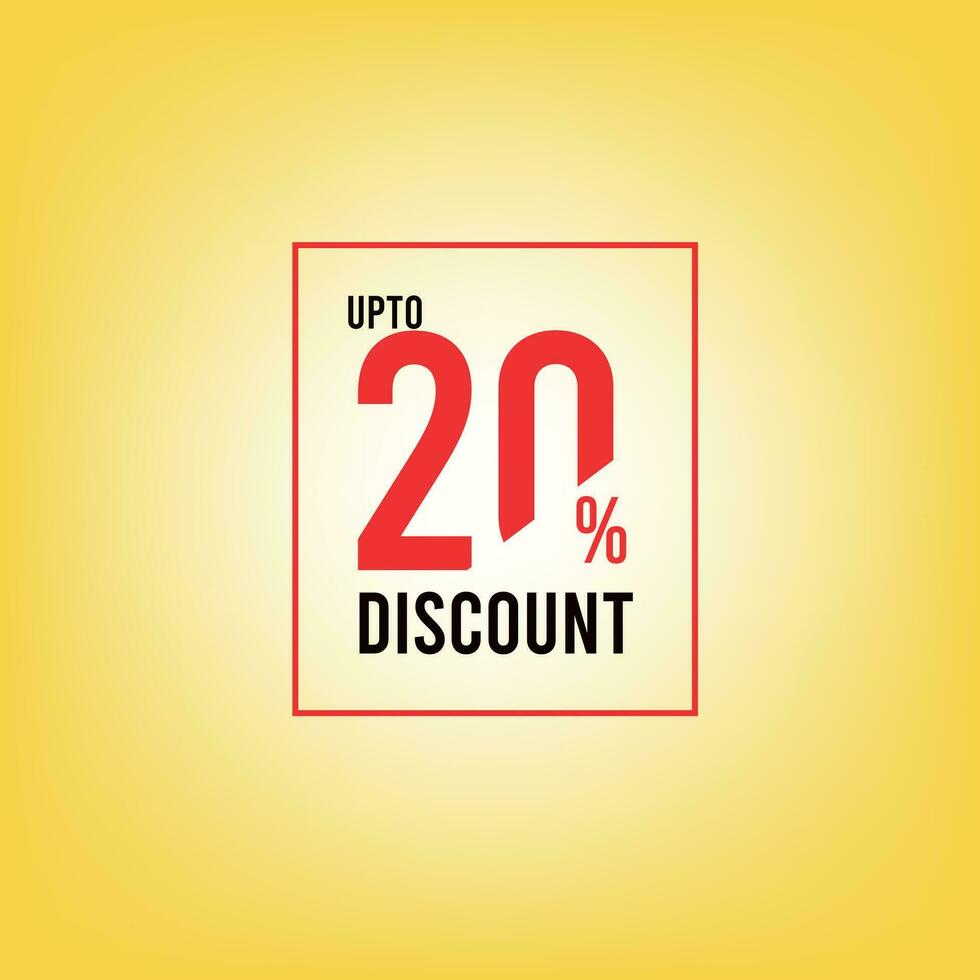20 Discount Icons, 20 Discount Vector, up to 20 off vector