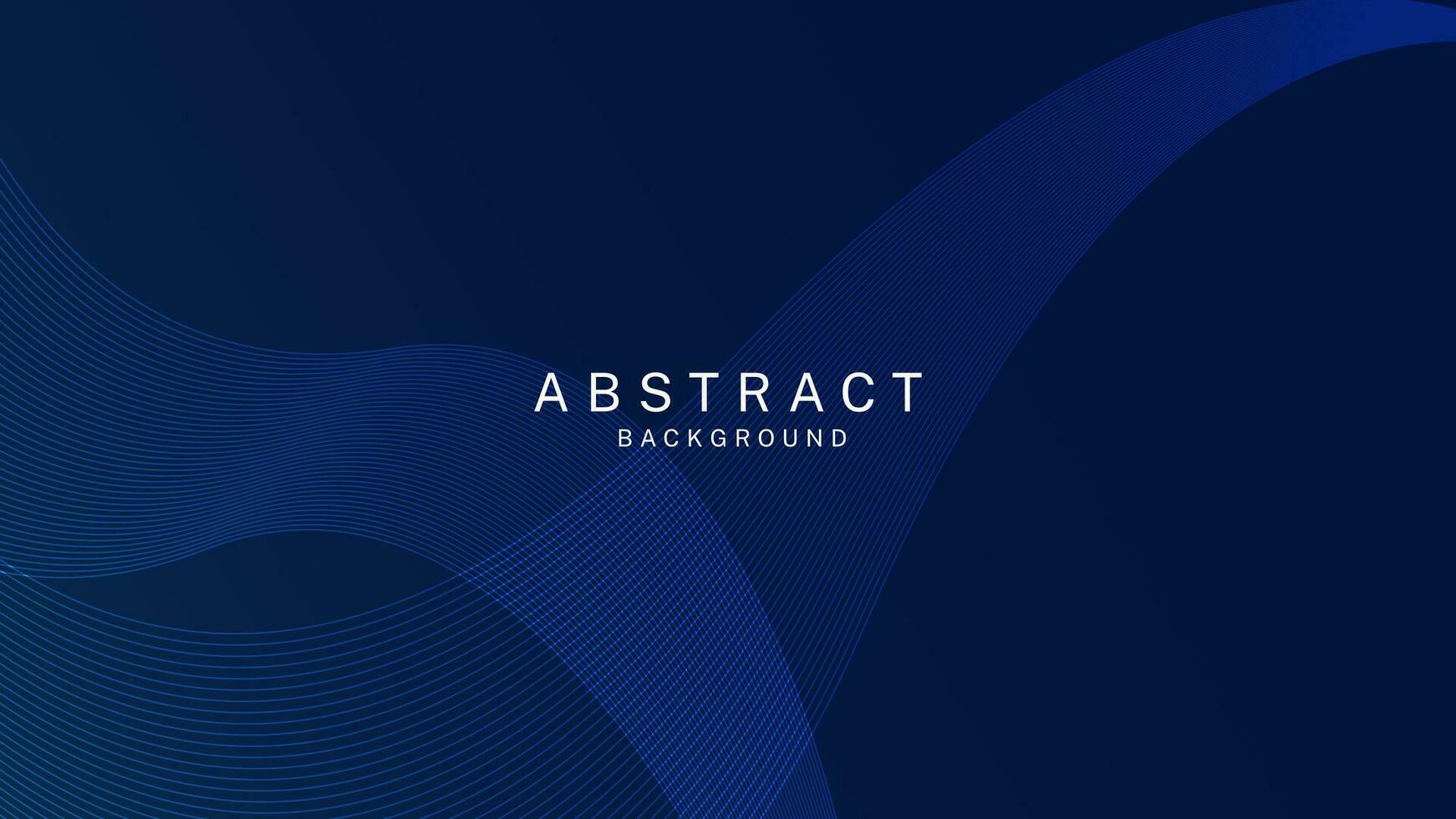 Abstract gradient blue line wave geometric background. Dynamic shape composition. Vector illustration