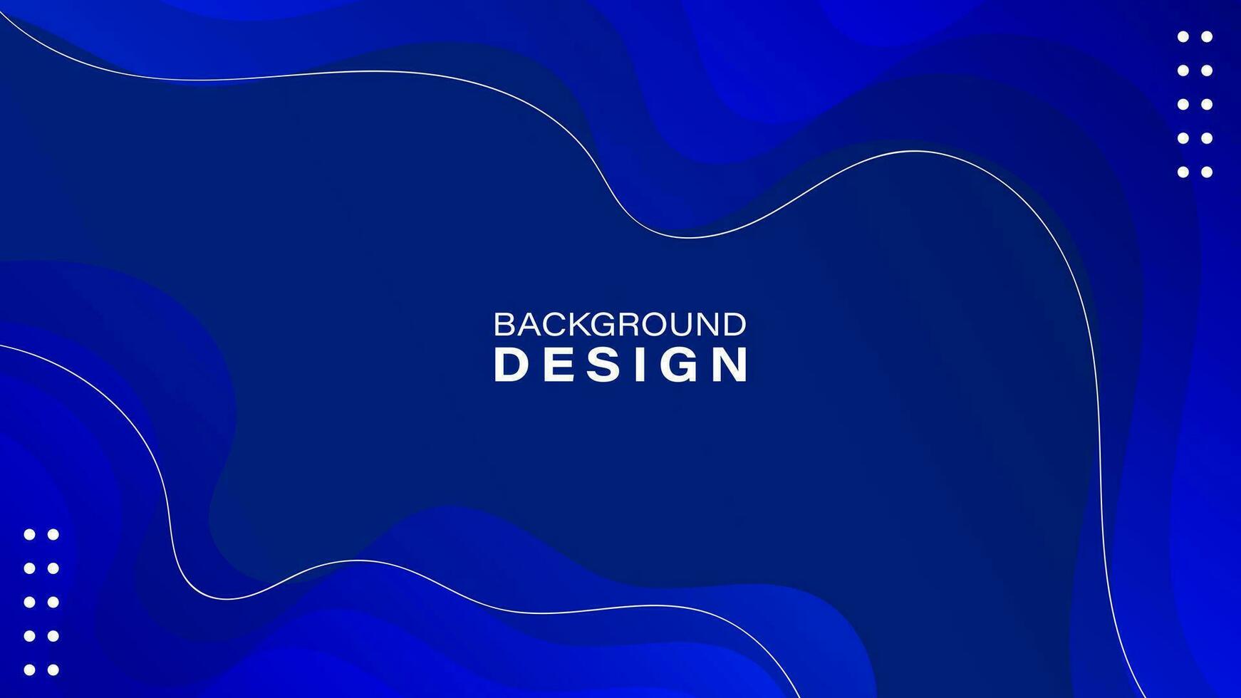 Abstract gradient blue geometric background. Dynamic shape composition. Vector illustration