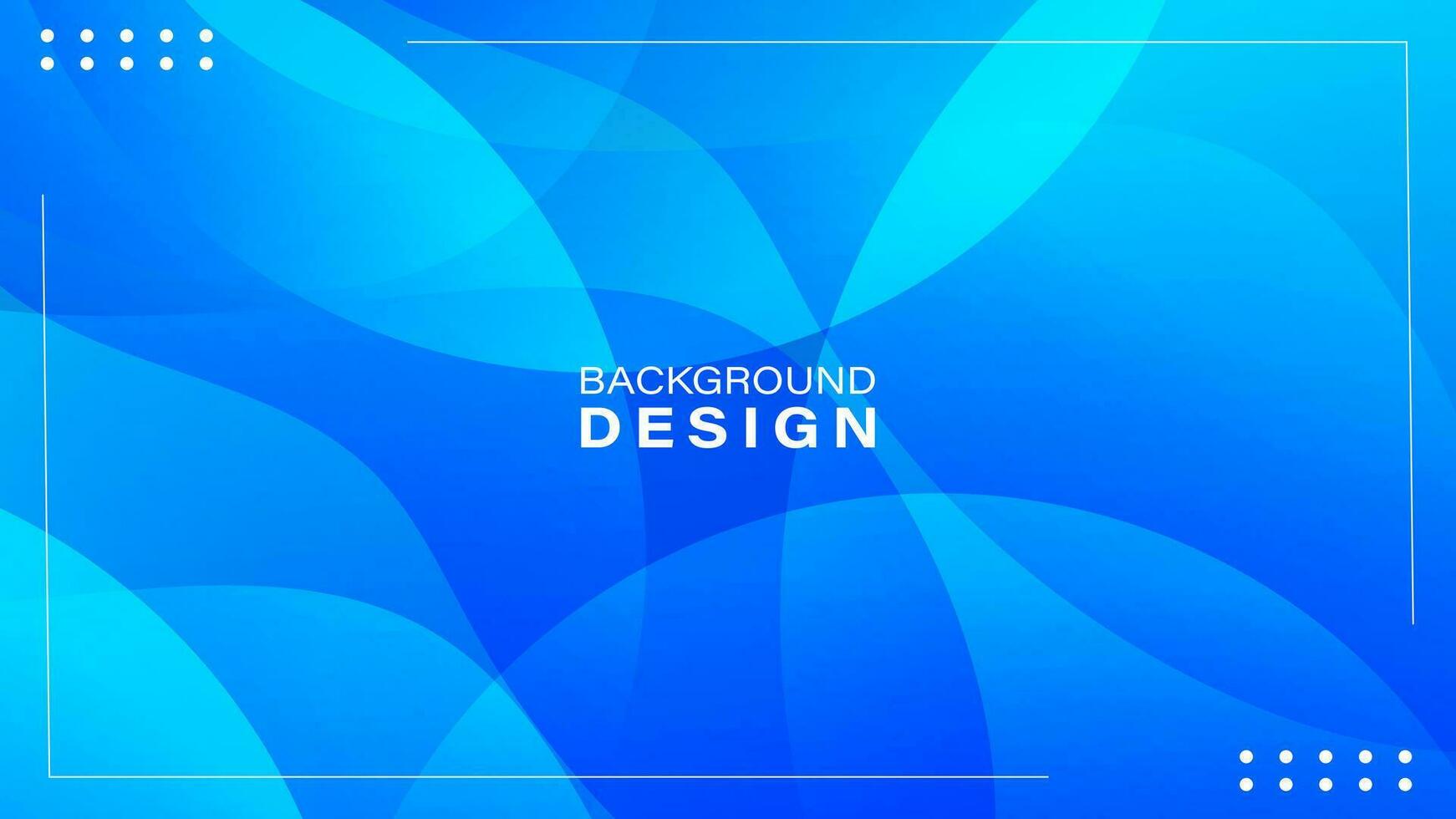 Abstract gradient blue geometric background. Dynamic shape composition. Vector illustration