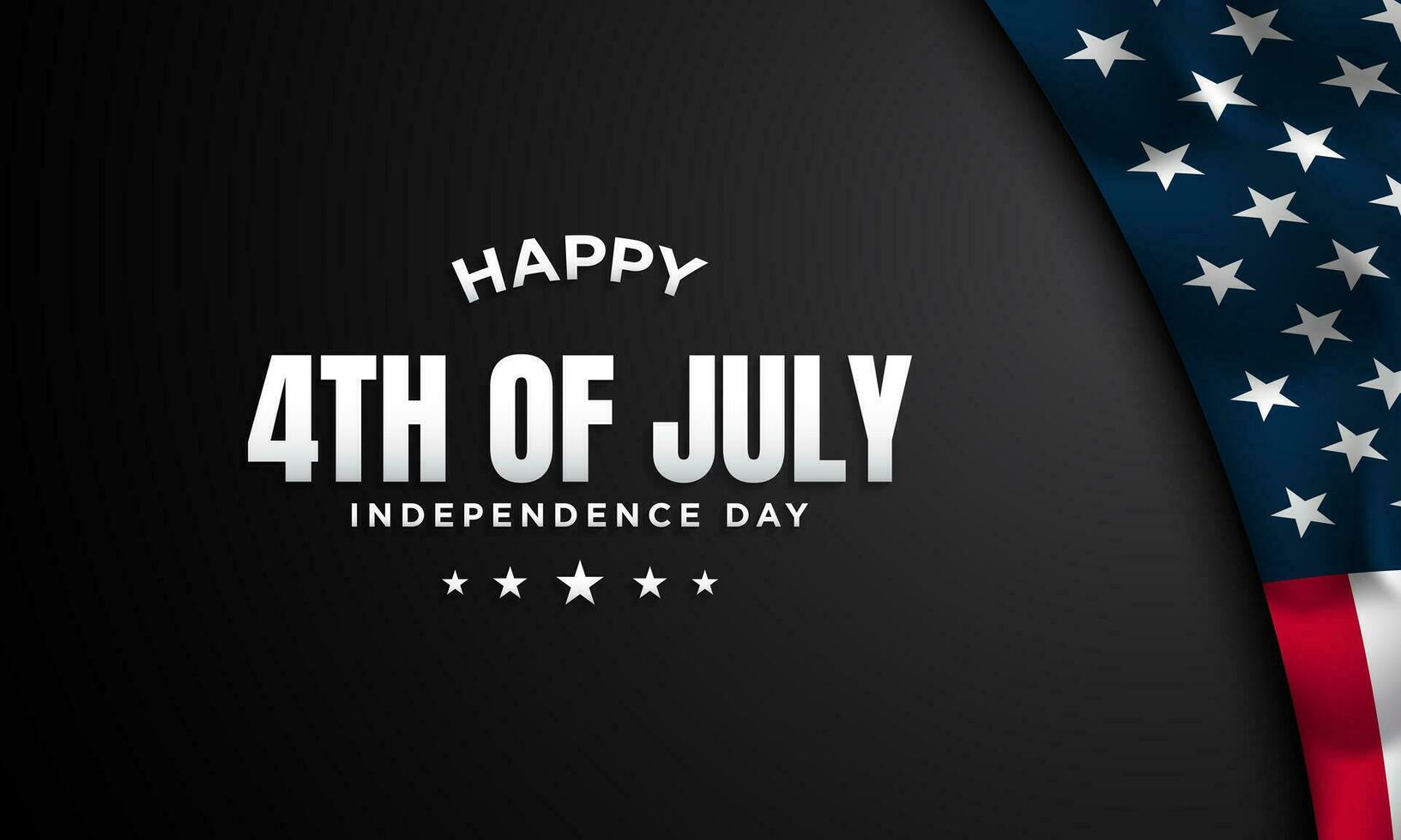 Happy 4th of July USA Independence Day Background Design. vector