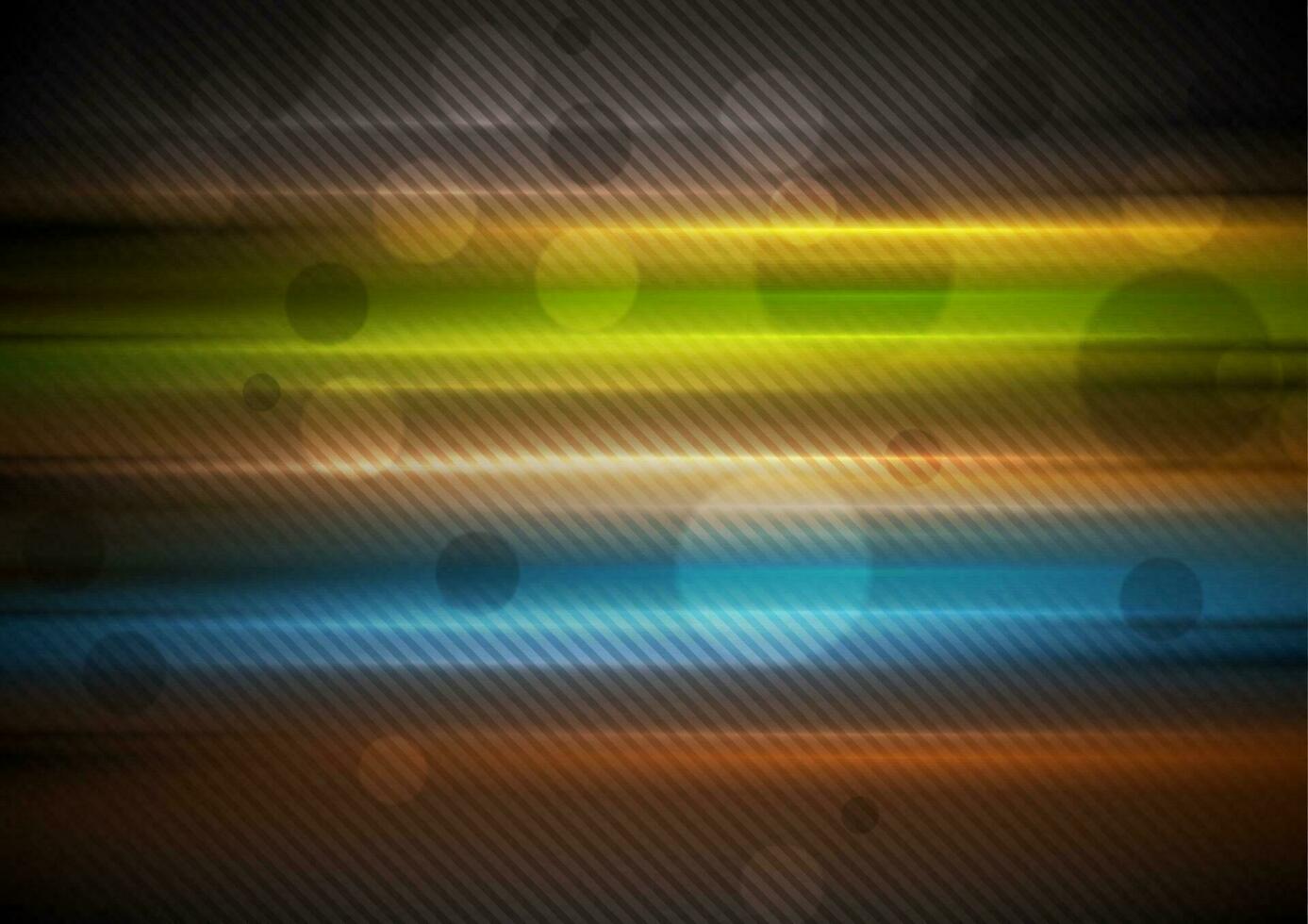 Colorful glowing stripes abstract background vector