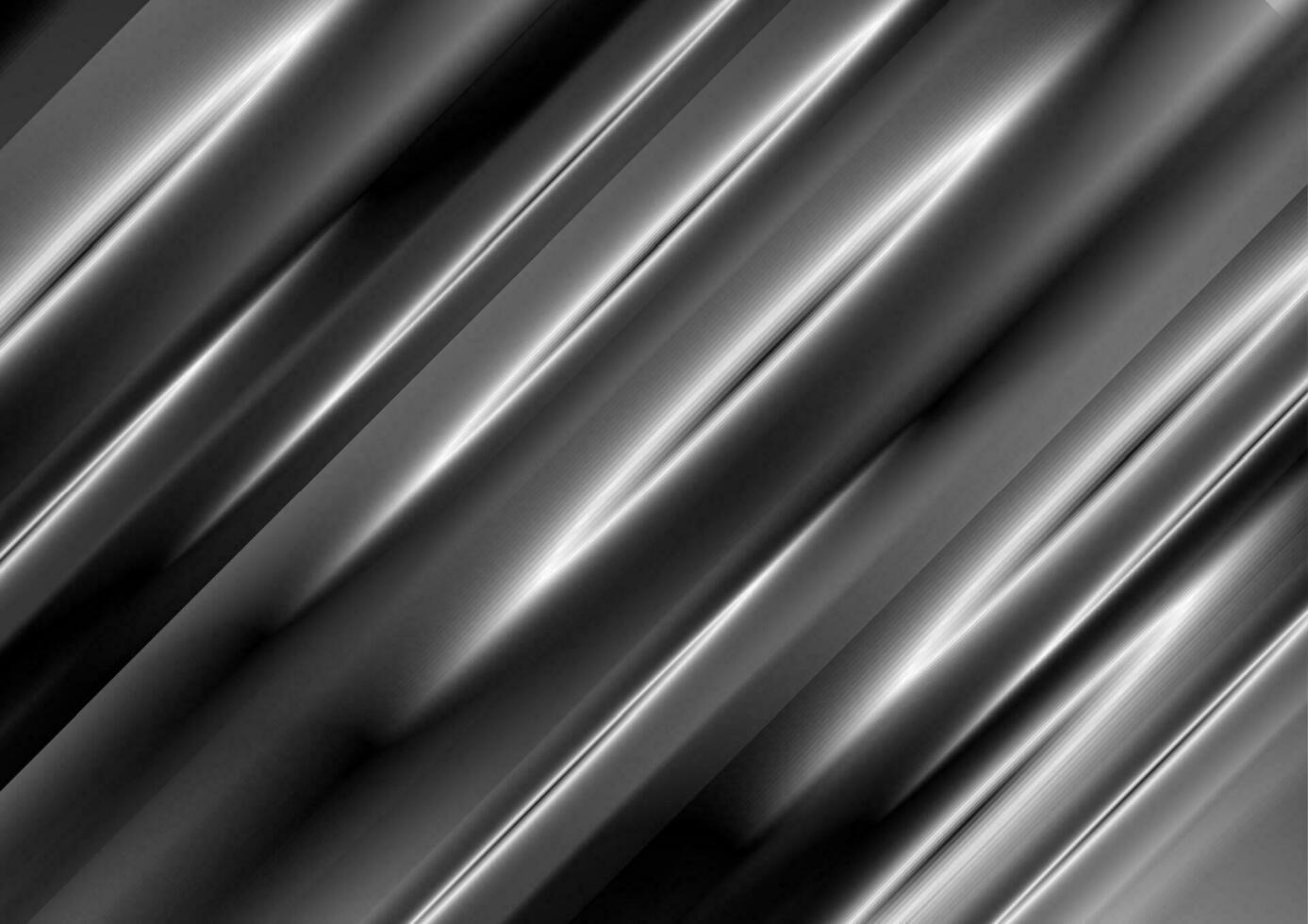 Dark grey abstract smooth stripes background vector