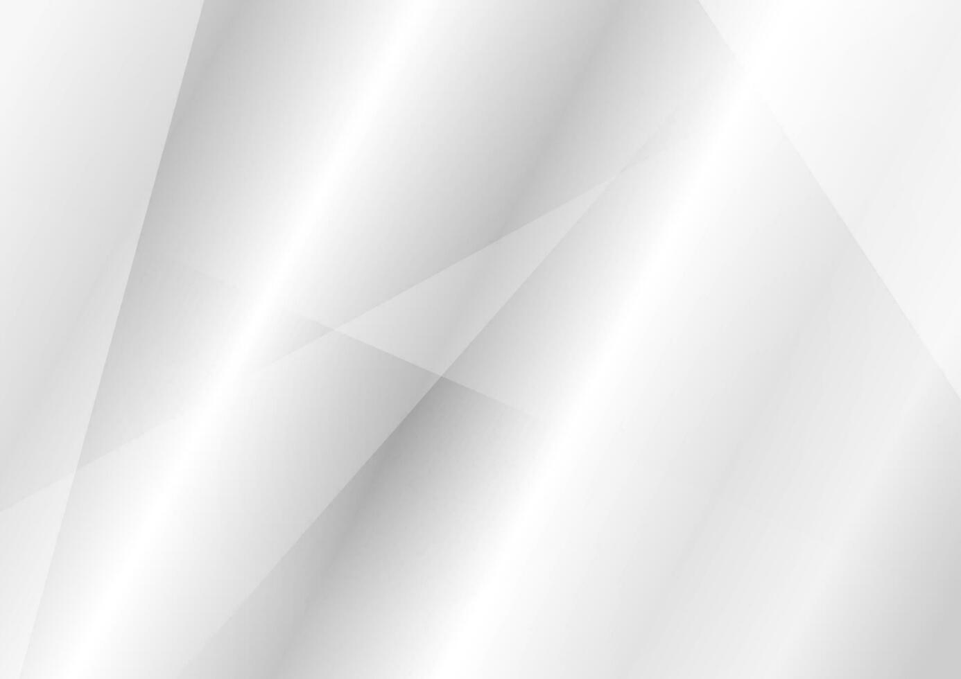 Grey and white abstract smooth gradient background vector