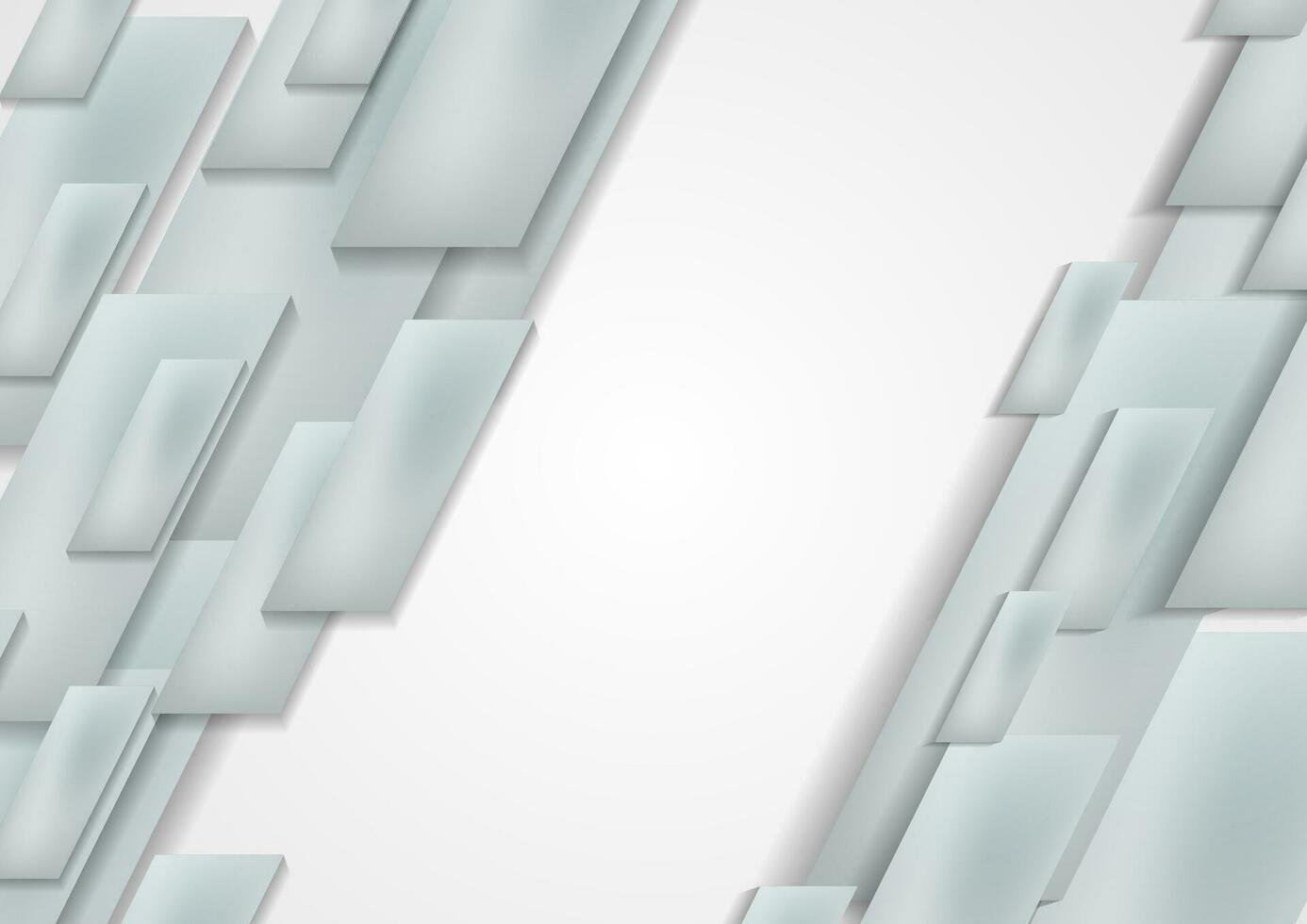 Light grey blue technology geometric background vector