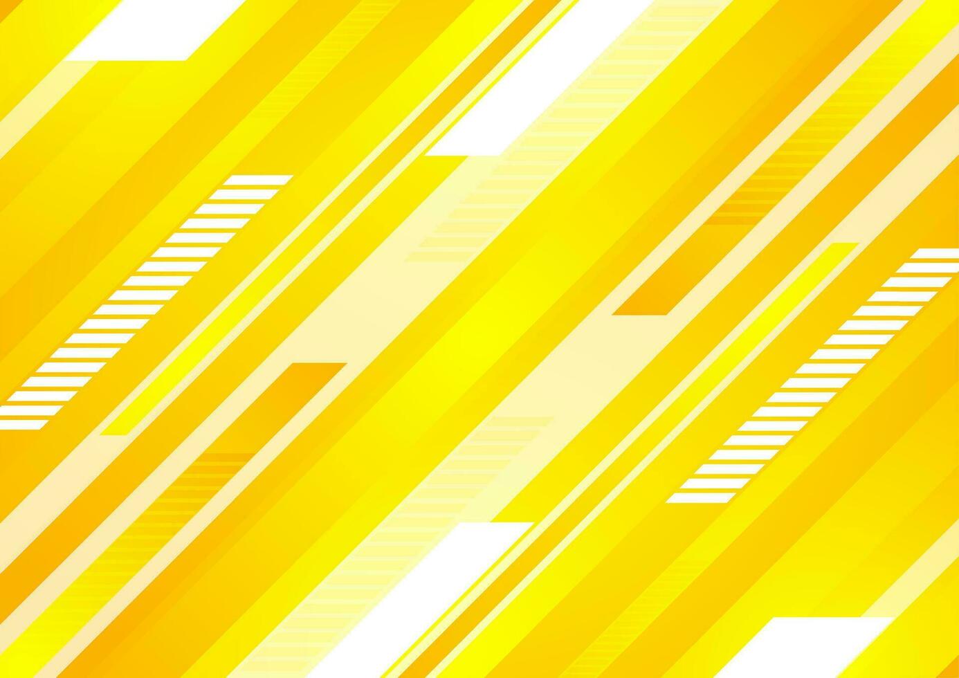 Minimal technology bright yellow abstract background vector