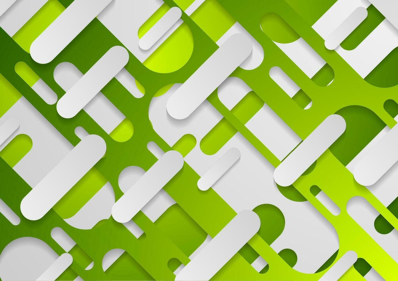 Green abstract geometric corporate concept background vector