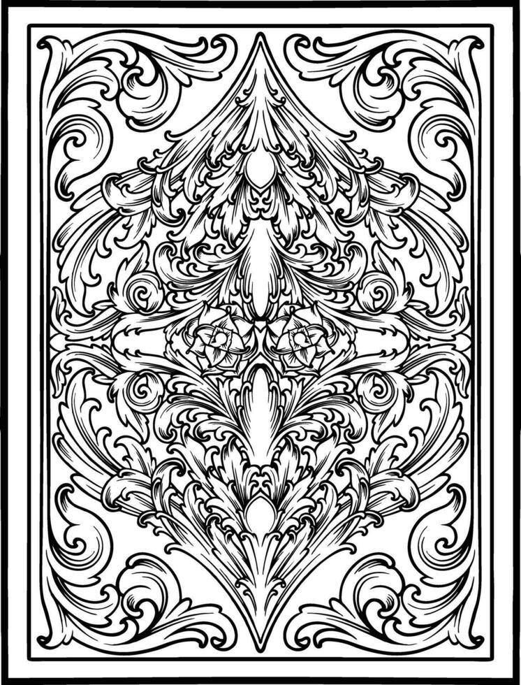 Luxury classic frame swirl vintage ornament monochrome vector illustrations for your work logo, merchandise t-shirt, stickers and label designs, poster, greeting cards advertising business company