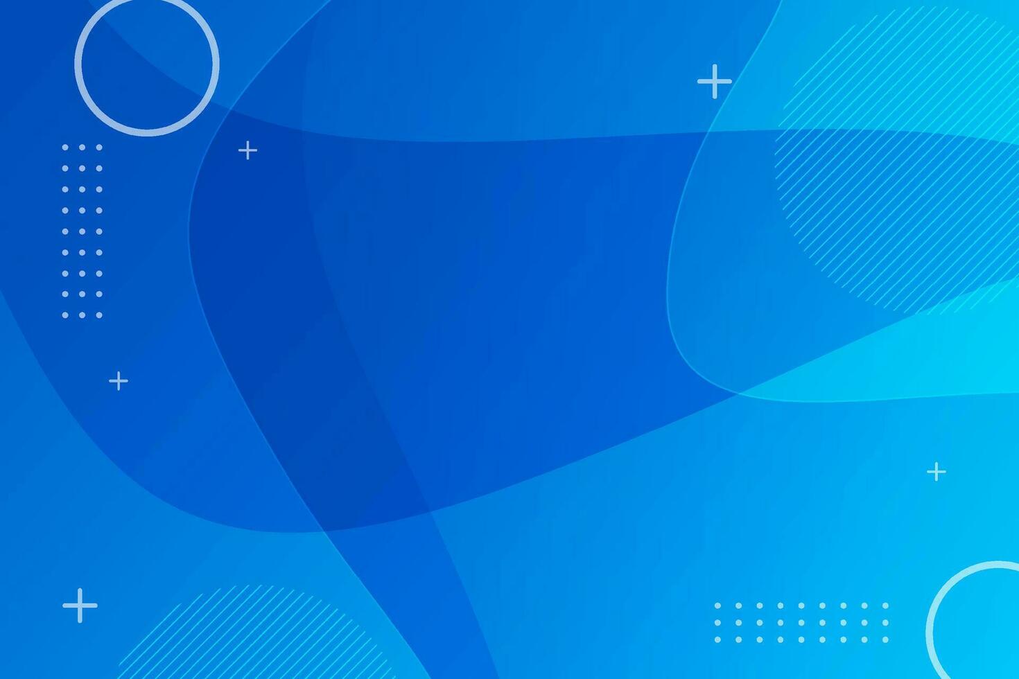 Abstract wavy shape background with geometric shape ornament in flat design vector